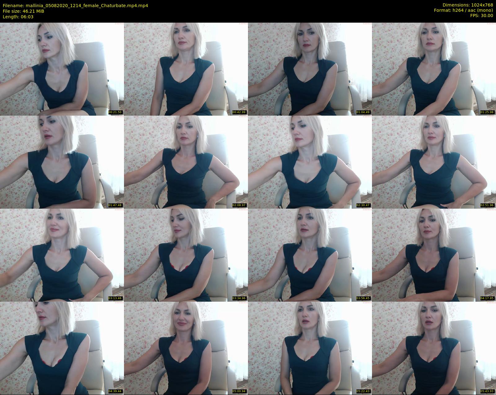 mallinia — 7 minute Chaturbate female cam show recording, 720p, Aug 5, 2020