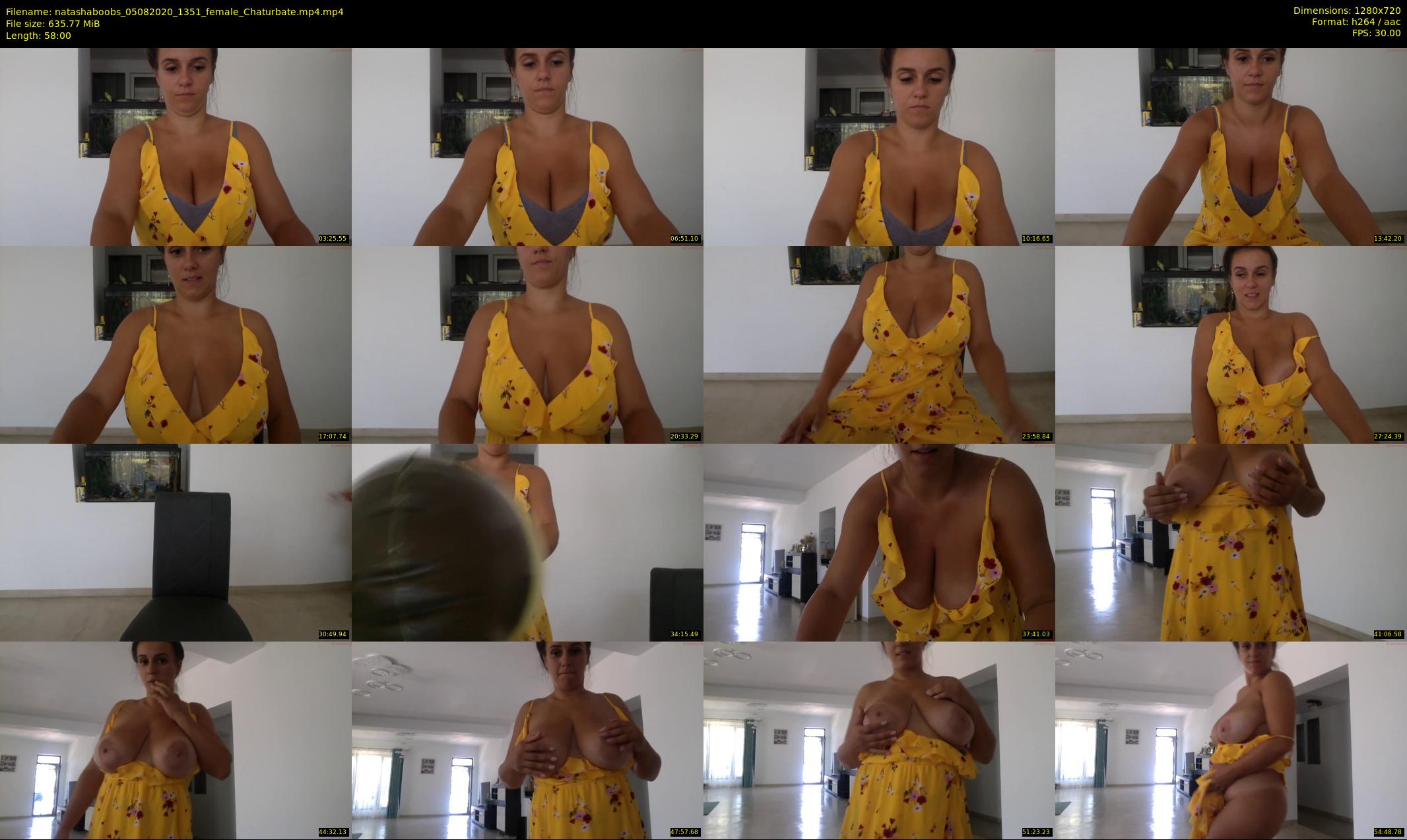 natashaboobs — 58 minute Chaturbate female cam show recording, 720p, Aug 5, 2020