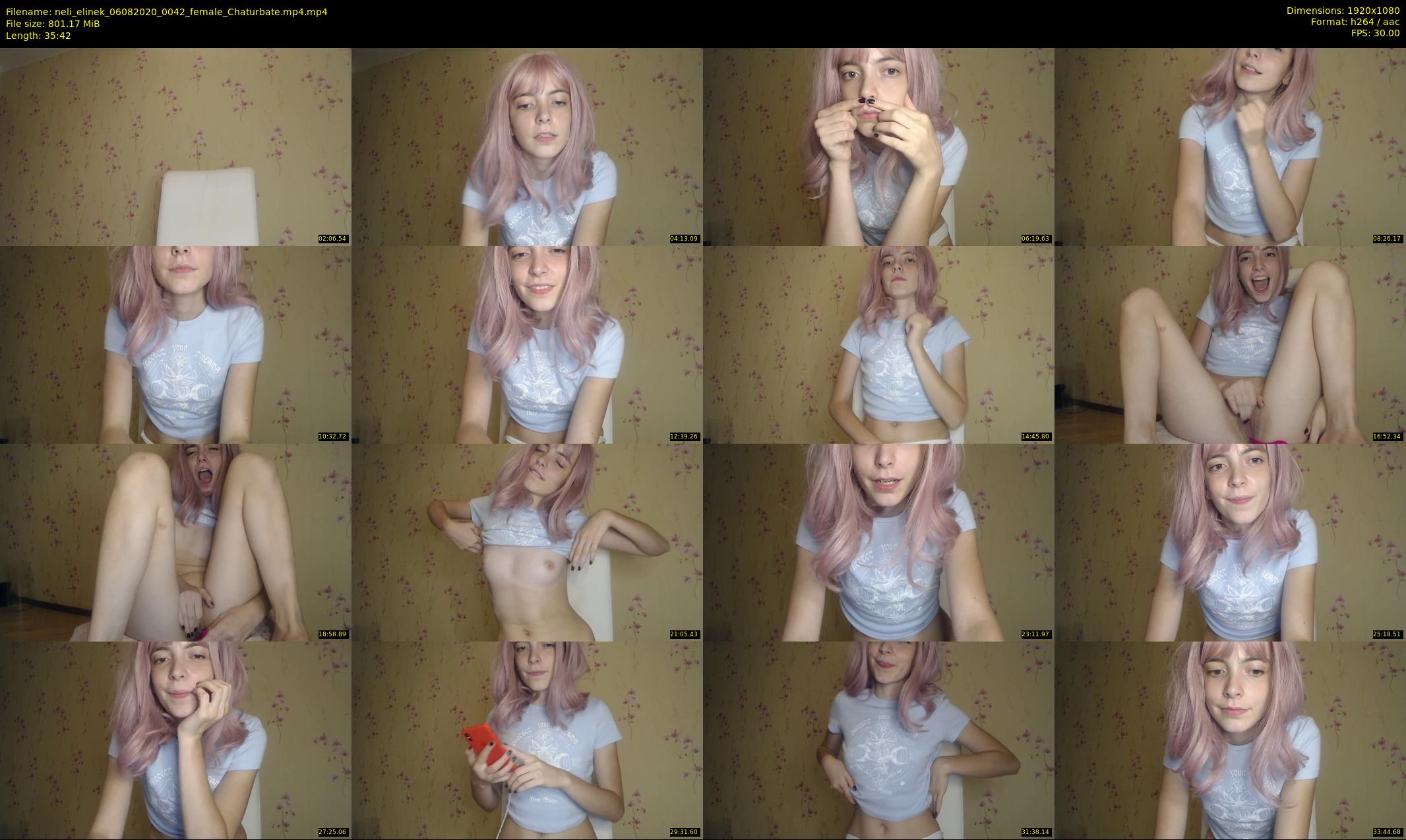 neli_elinek — 36 minute Chaturbate female cam show recording, 1080p, Aug 6, 2020
