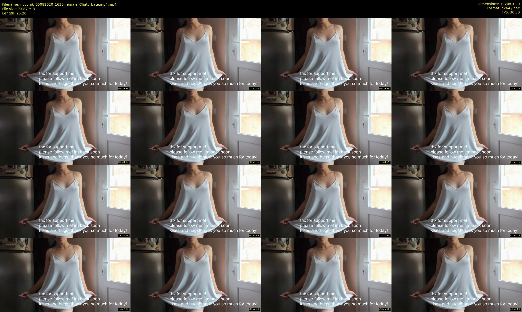 nyconik — 26 minute Chaturbate female cam show recording, 1080p, Aug 5, 2020