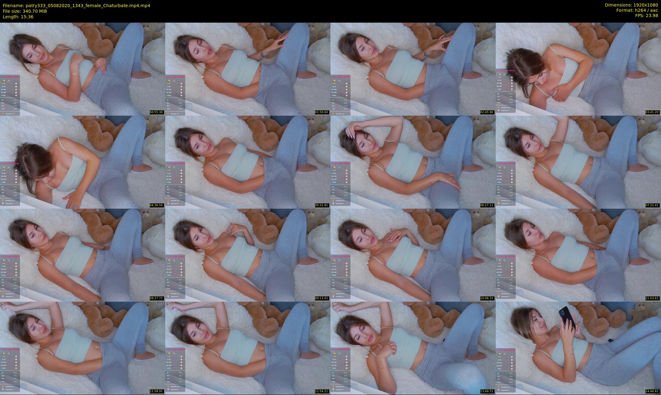 patry333 — 16 minute Chaturbate female cam show recording, 1080p, Aug 5, 2020