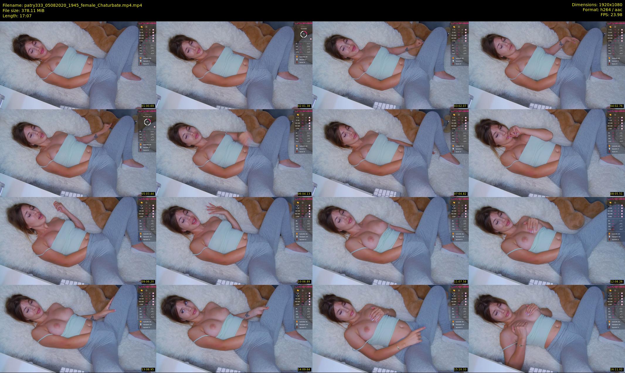 patry333 — 18 minute Chaturbate female cam show recording, 1080p, Aug 5, 2020