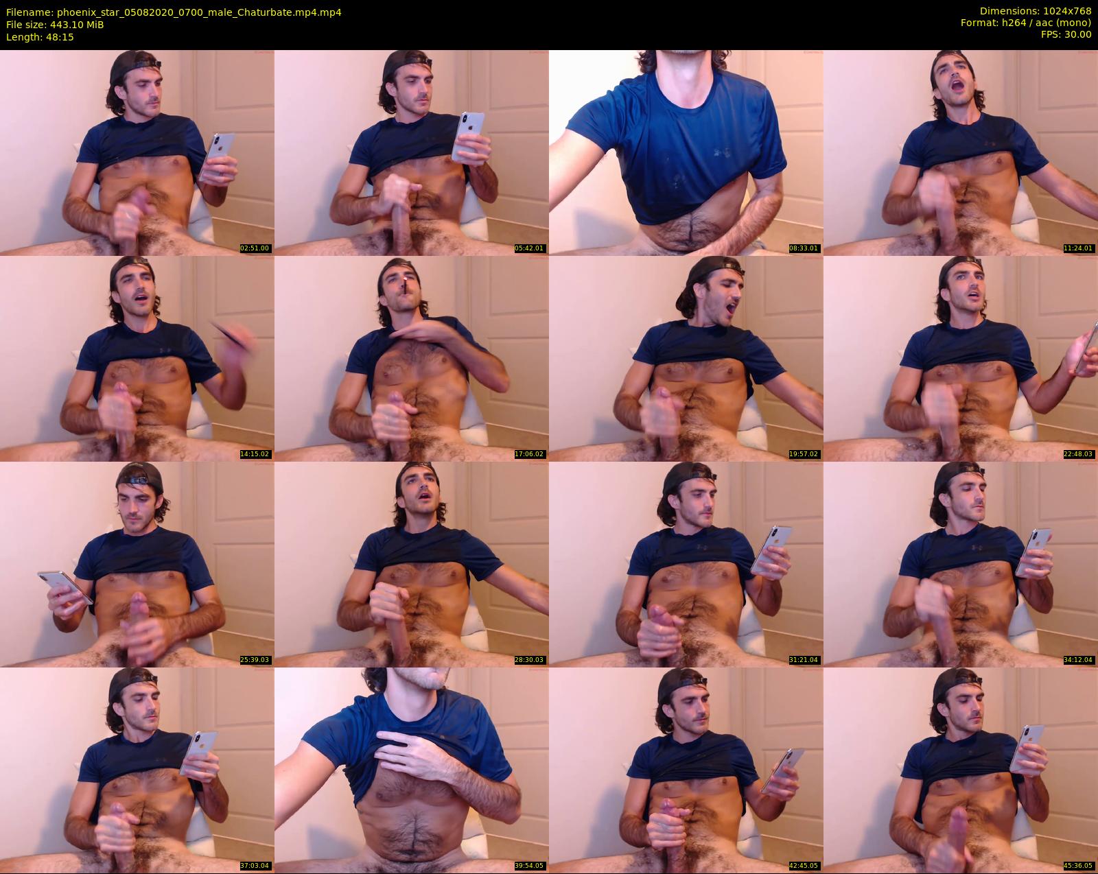 phoenix_star — 49 minute Chaturbate male cam show recording, 720p, Aug 5, 2020