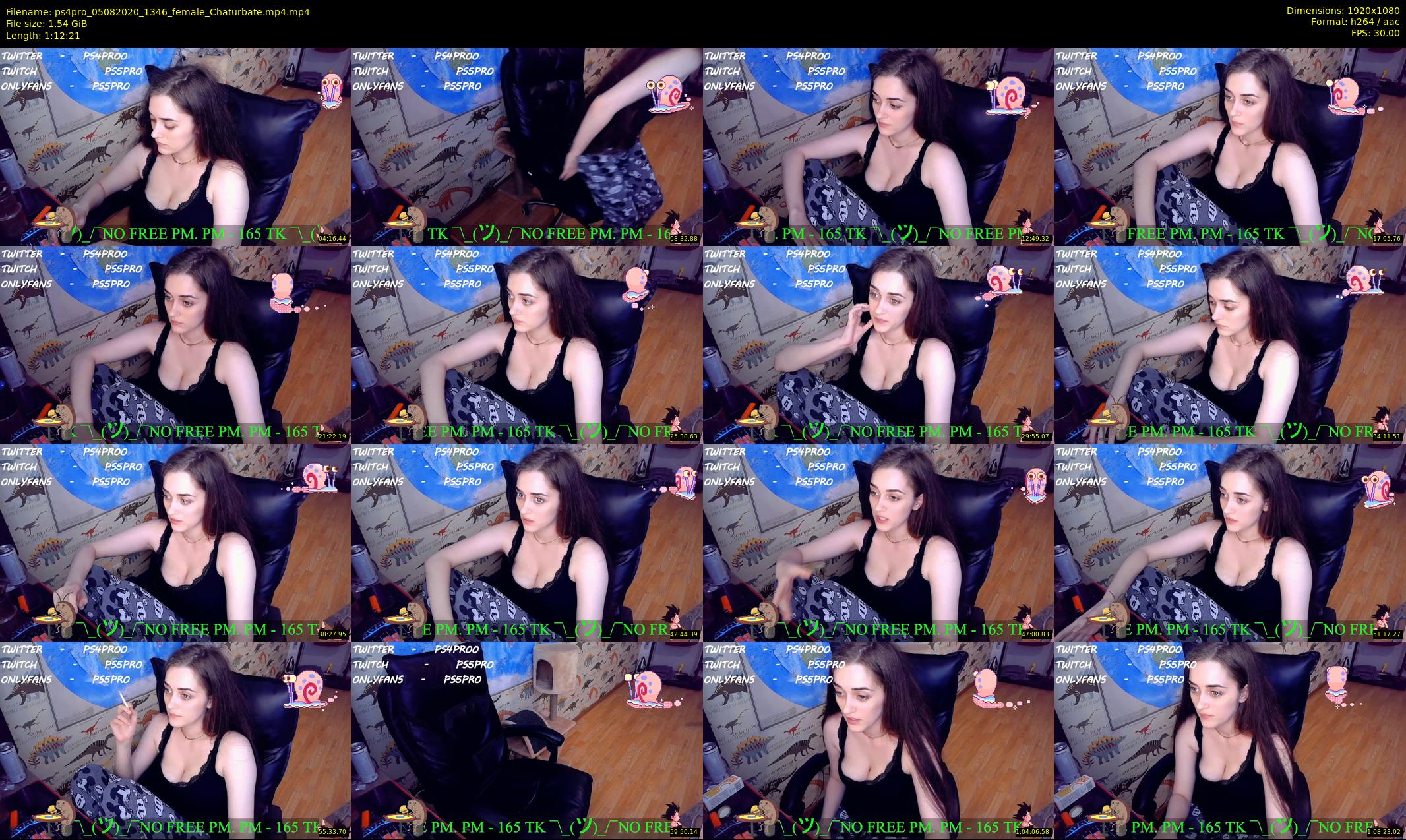 ps4pro — 73 minute Chaturbate female cam show recording, 1080p, Aug 5, 2020