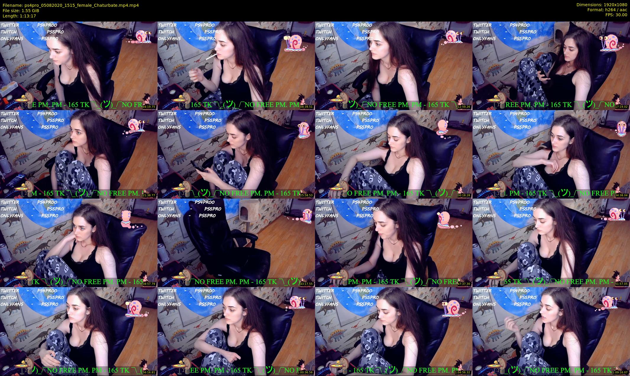 ps4pro — 74 minute Chaturbate female cam show recording, 1080p, Aug 5, 2020