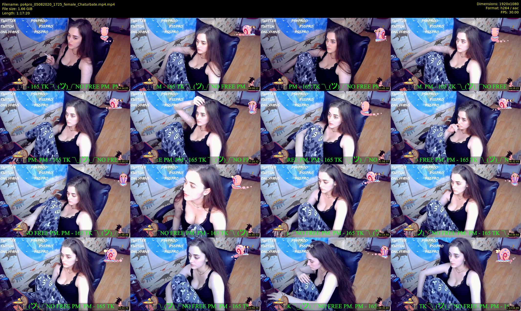 ps4pro — 78 minute Chaturbate female cam show recording, 1080p, Aug 5, 2020