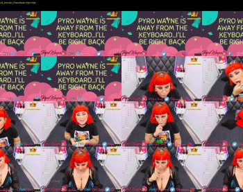 pyrowayne — 54 minute Chaturbate female cam show recording, 720p, Aug 6, 2020