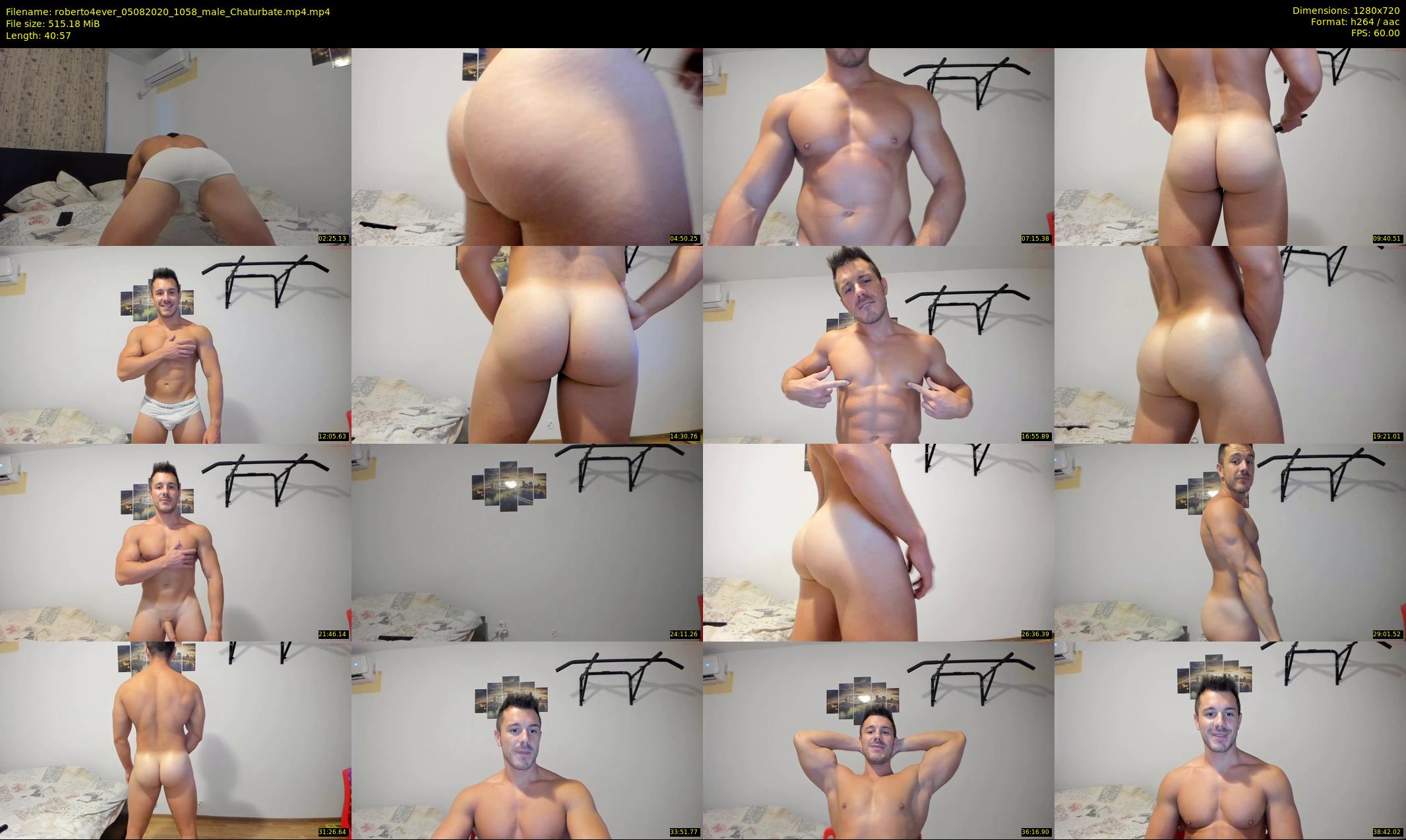 roberto4ever — 41 minute Chaturbate male cam show recording, 720p, Aug 5, 2020