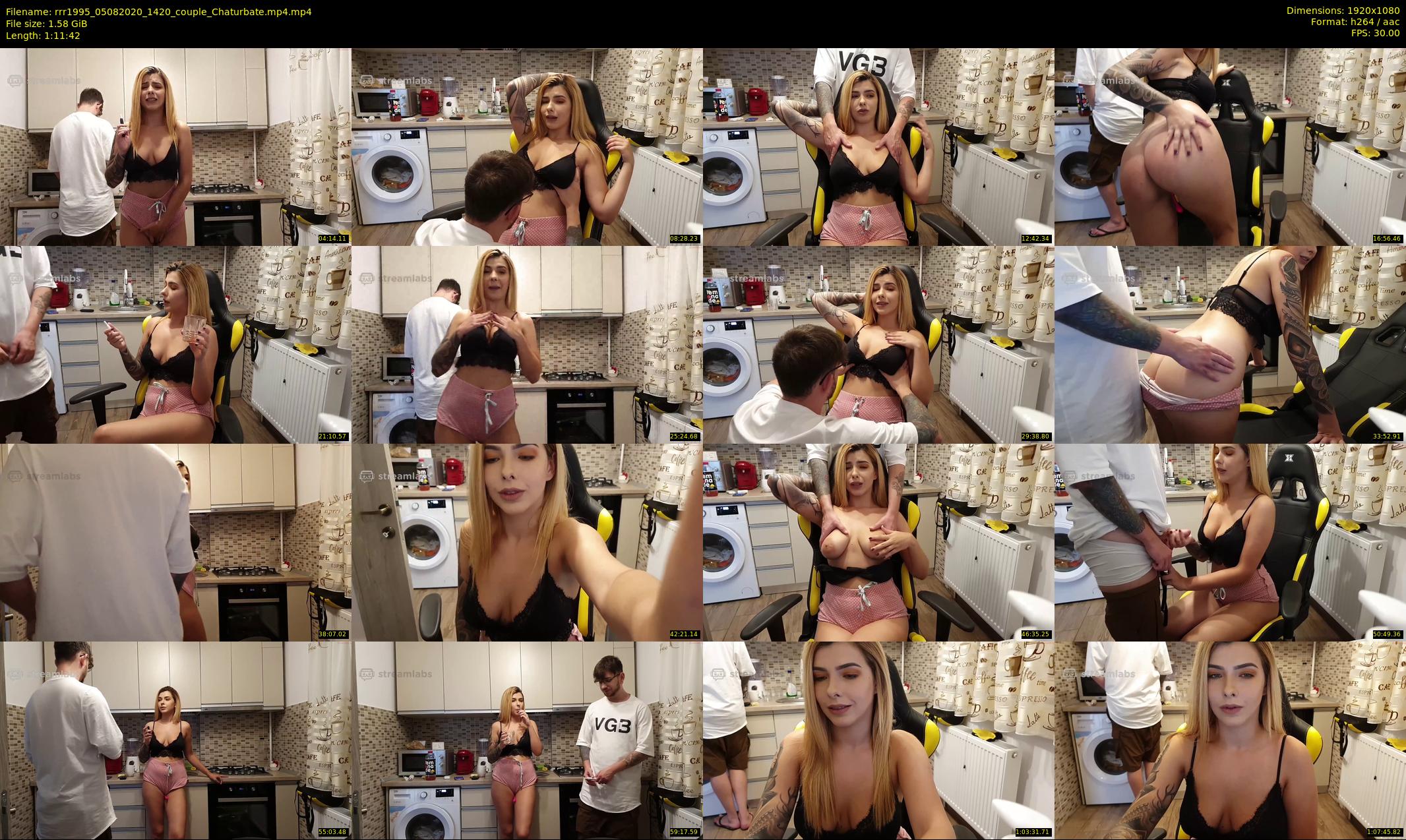 rrr1995 — 72 minute Chaturbate couple cam show recording, 1080p, Aug 5, 2020