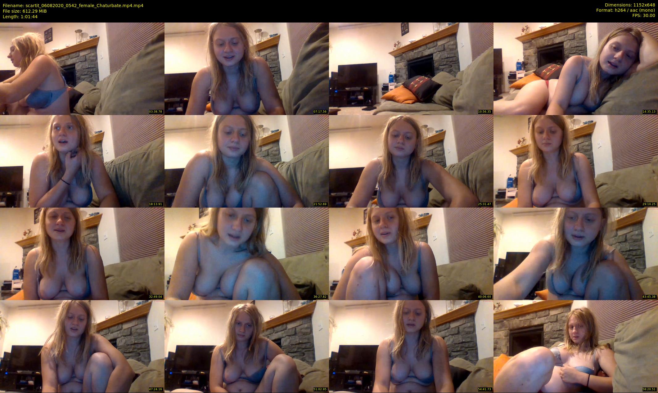 scartit — 62 minute Chaturbate female cam show recording, 480p, Aug 6, 2020