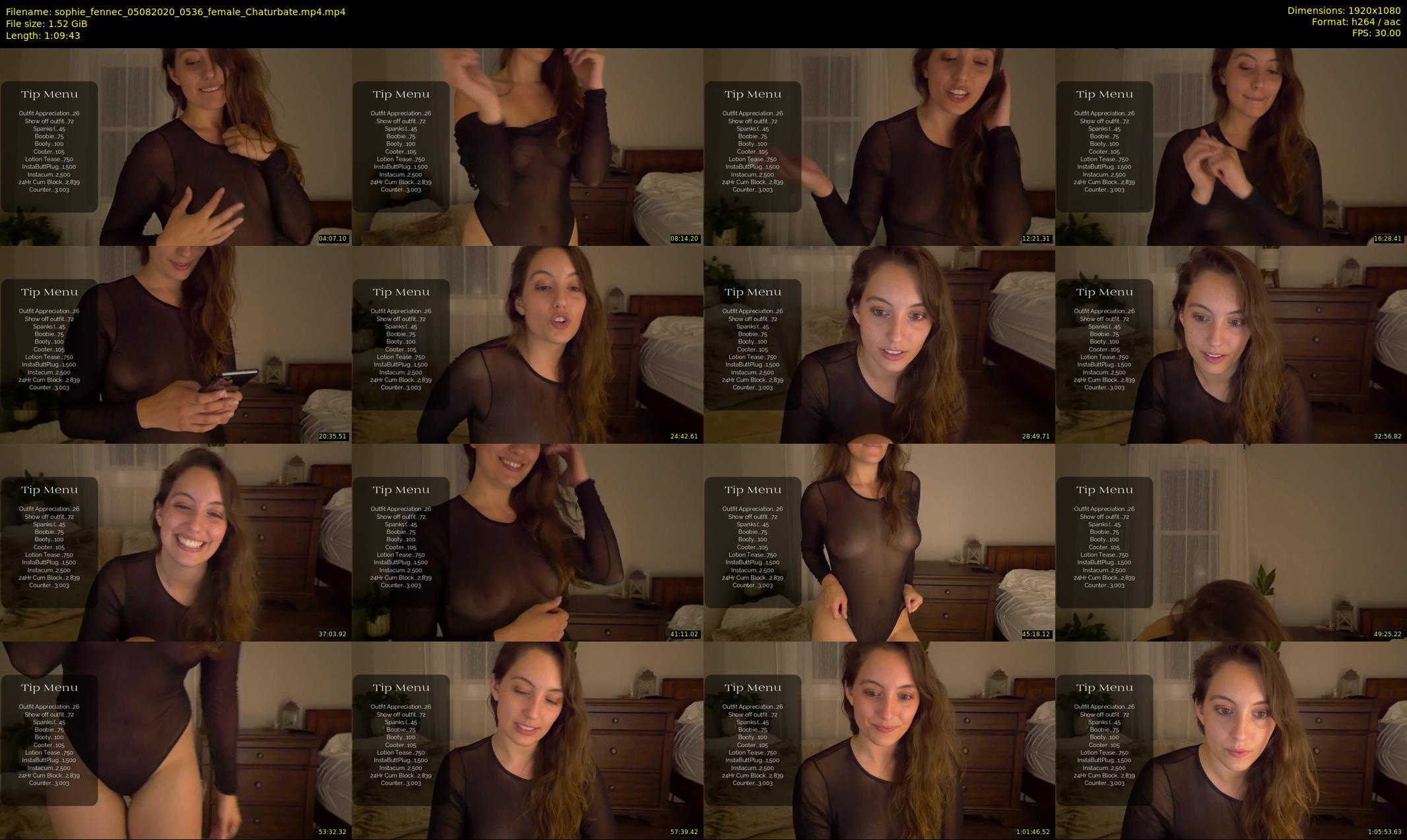 sophie_fennec — 70 minute Chaturbate female cam show recording, 1080p, Aug 5, 2020