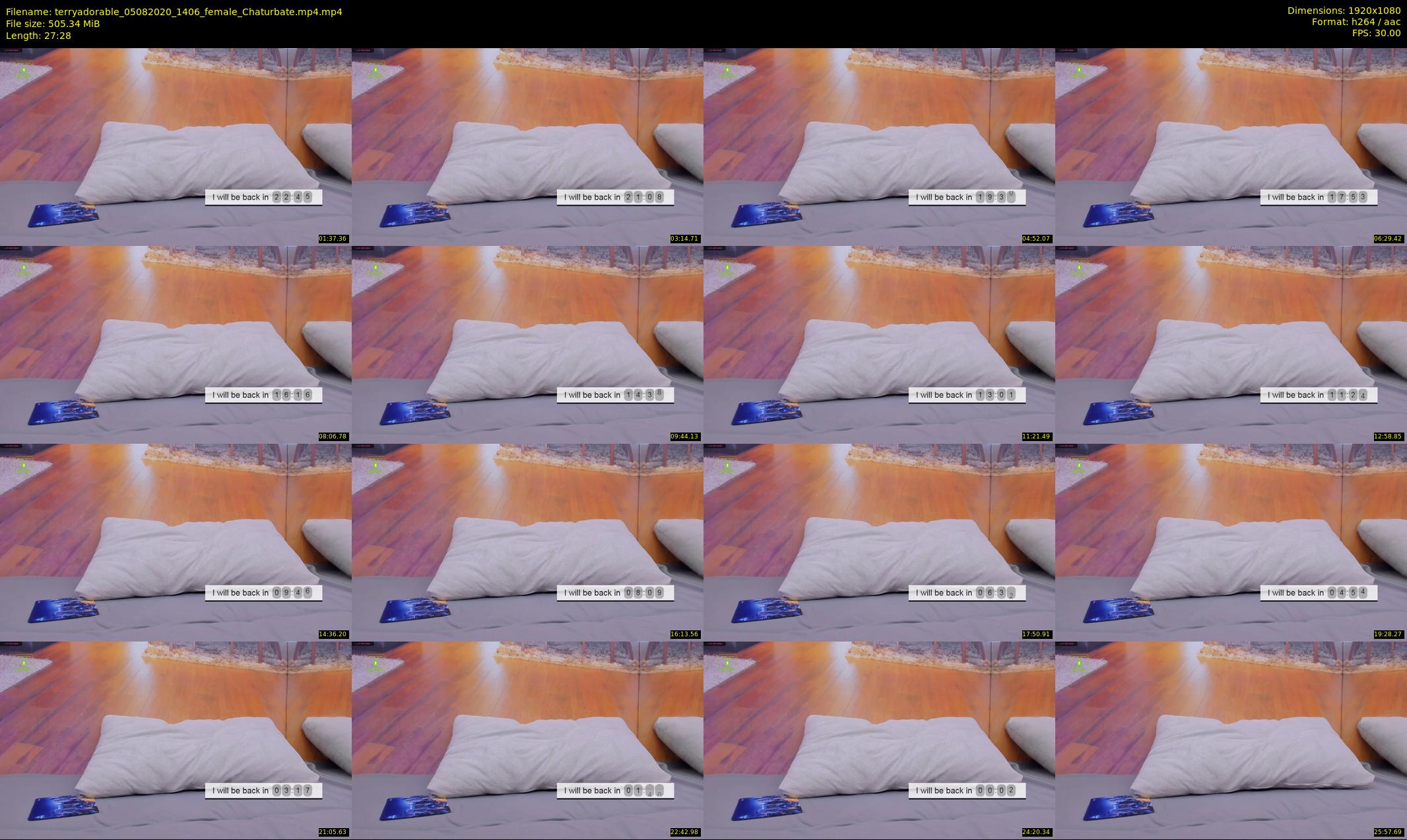 terryadorable — 28 minute Chaturbate female cam show recording, 1080p, Aug 5, 2020
