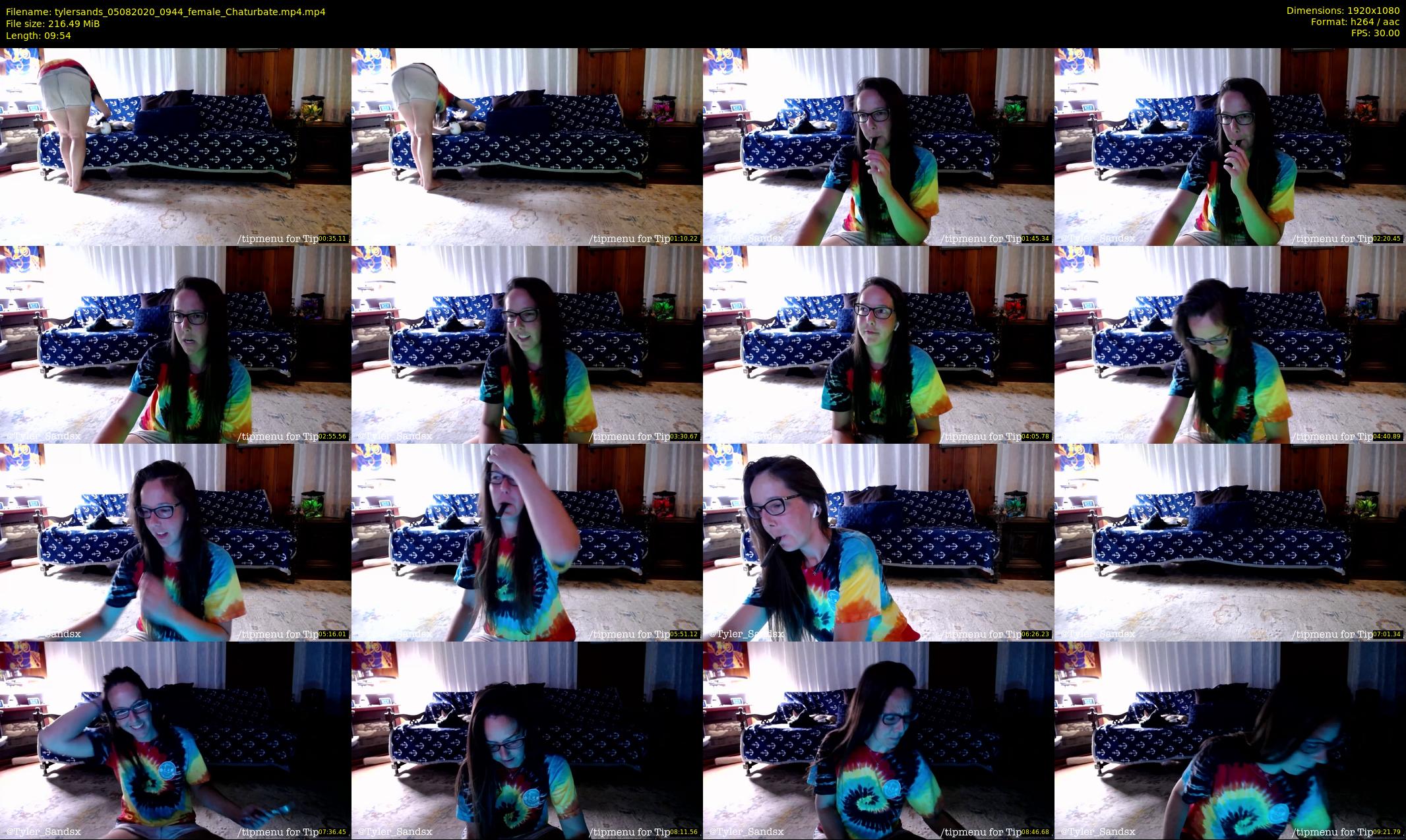 tylersands — 10 minute Chaturbate female cam show recording, 1080p, Aug 5, 2020