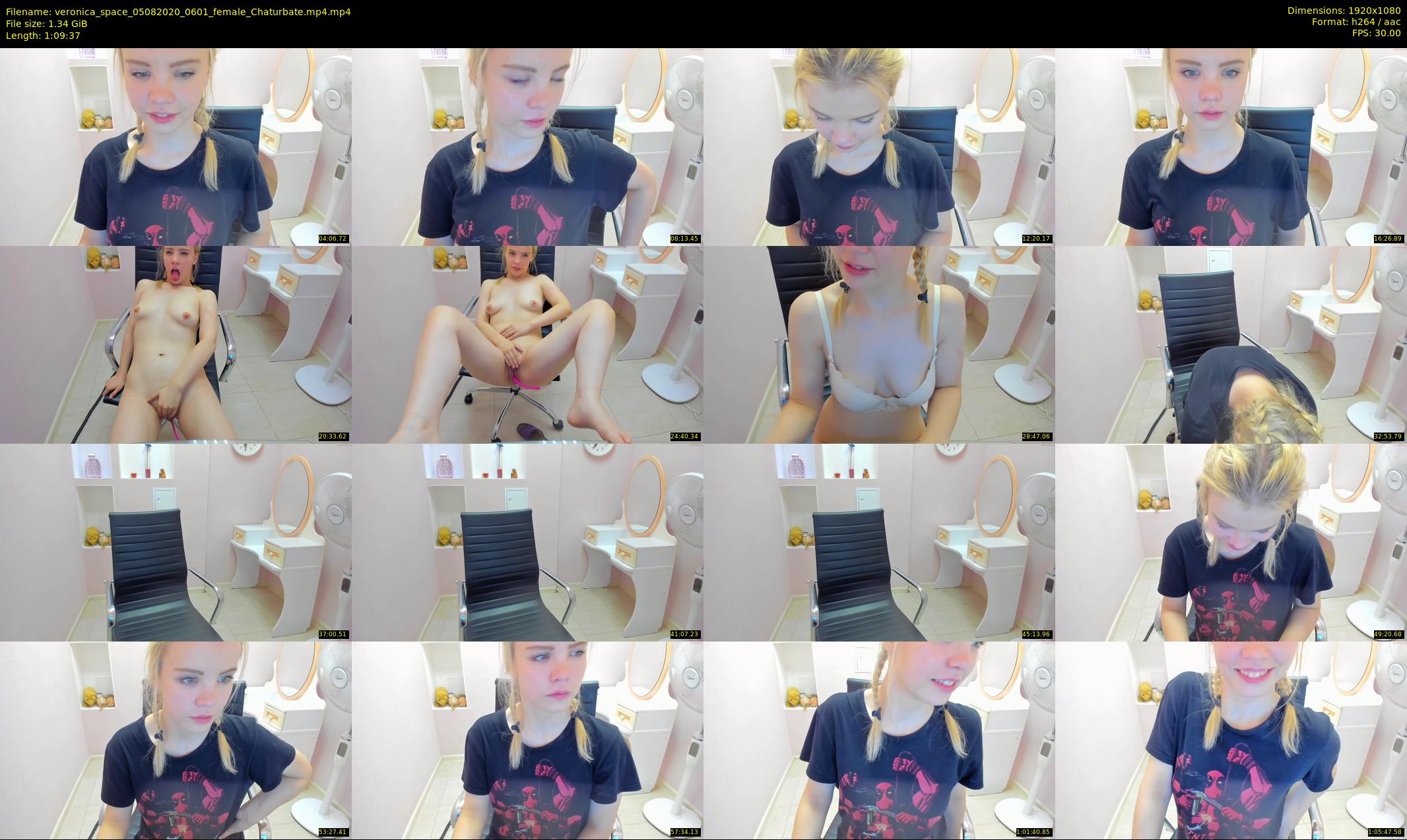veronica_space — 70 minute Chaturbate female cam show recording, 1080p, Aug 5, 2020