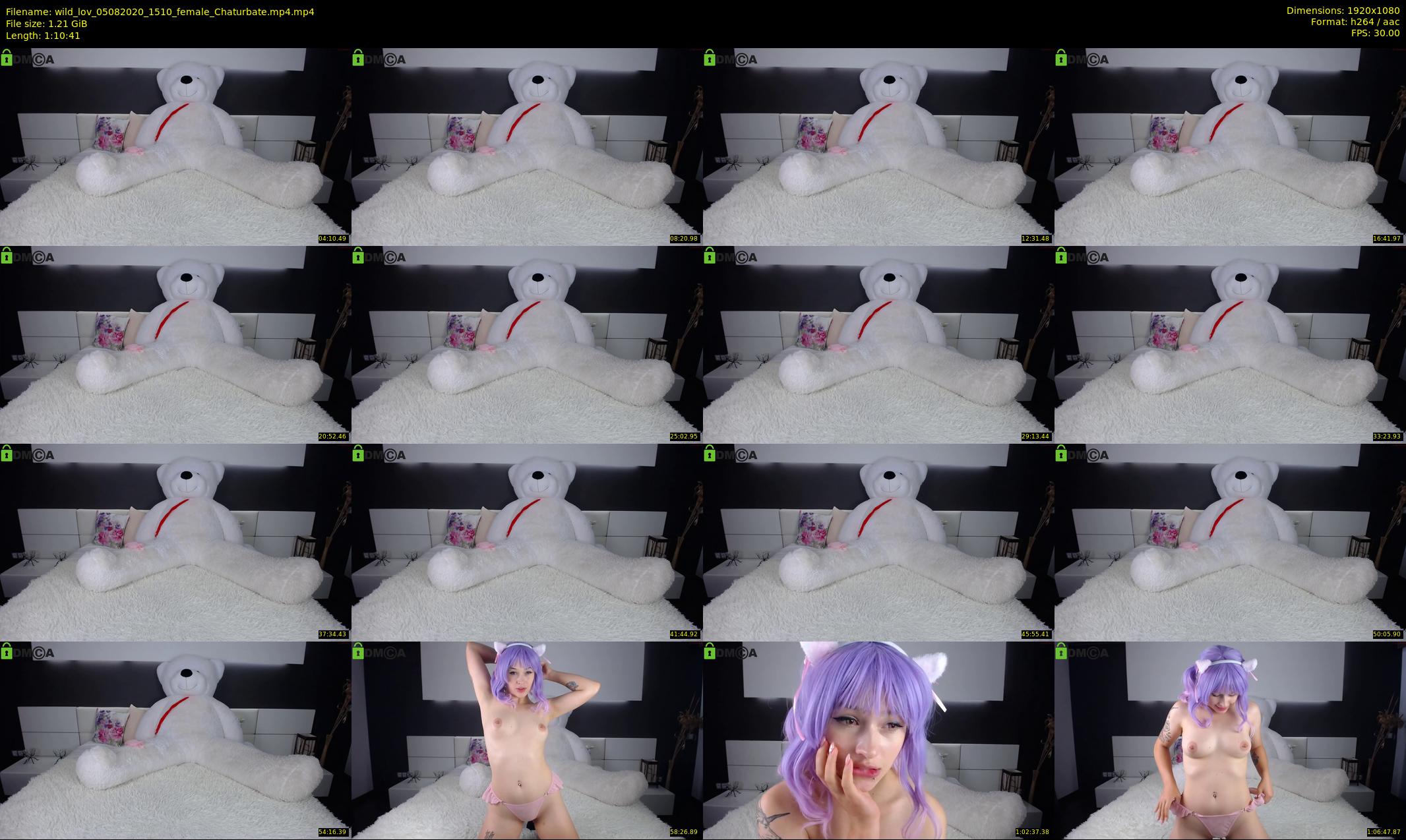 wild_lov — 71 minute Chaturbate female cam show recording, 1080p, Aug 5, 2020