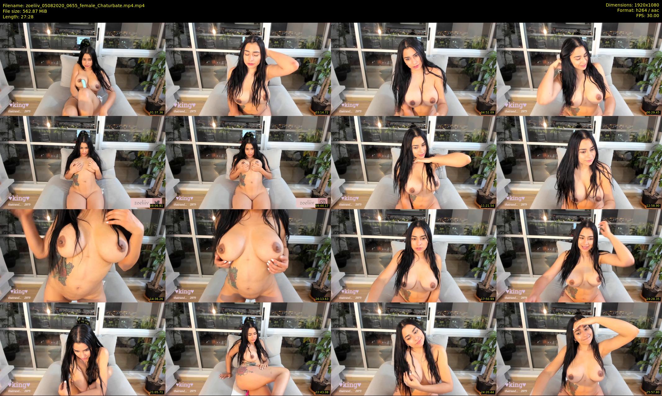 zoeliiv — 28 minute Chaturbate female cam show recording, 1080p, Aug 5, 2020