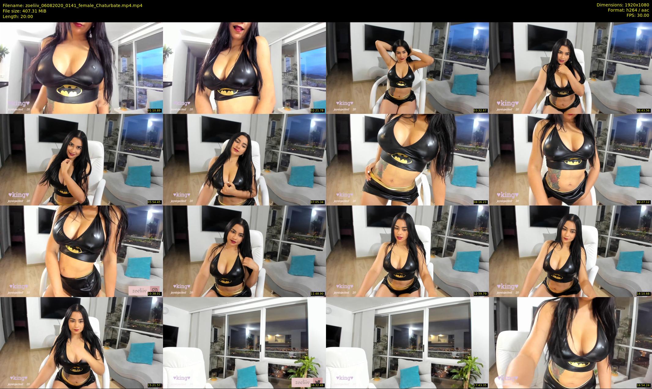 zoeliiv — 20 minute Chaturbate female cam show recording, 1080p, Aug 6, 2020
