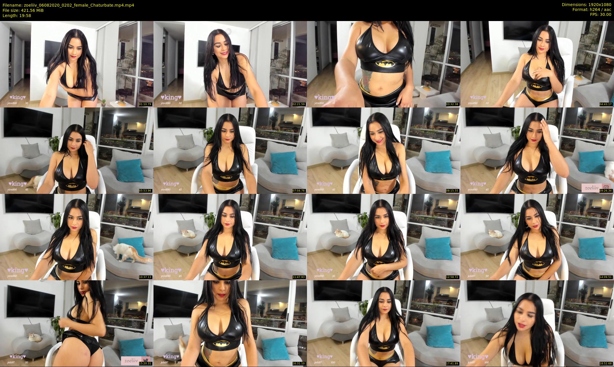 zoeliiv — 20 minute Chaturbate female cam show recording, 1080p, Aug 6, 2020