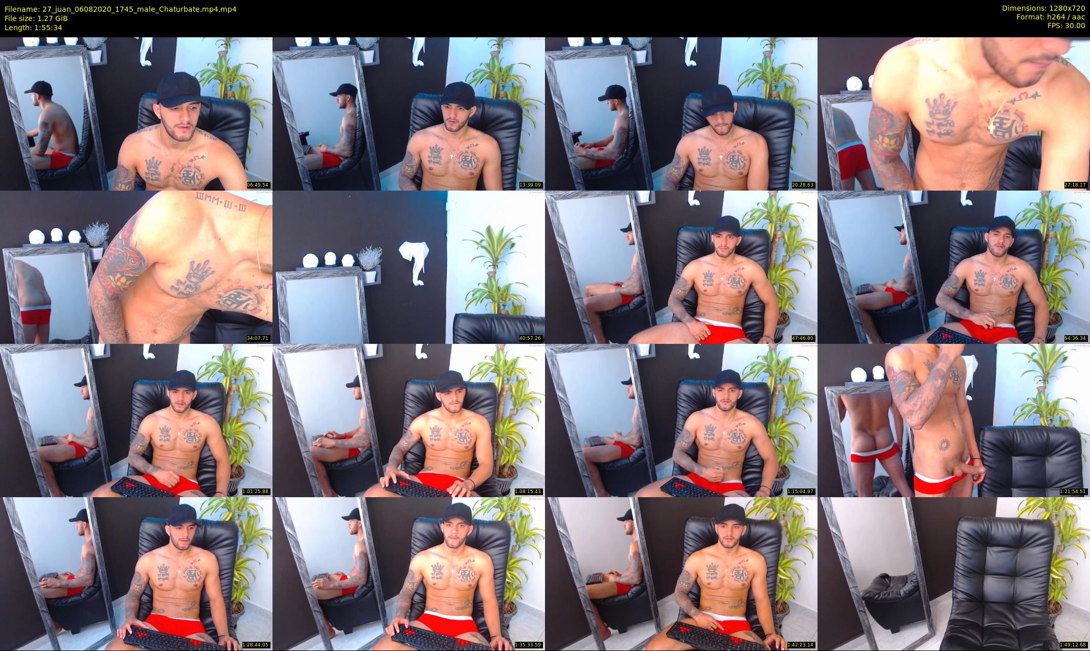 27_juan — 116 minute Chaturbate male cam show recording, 720p, Aug 6, 2020