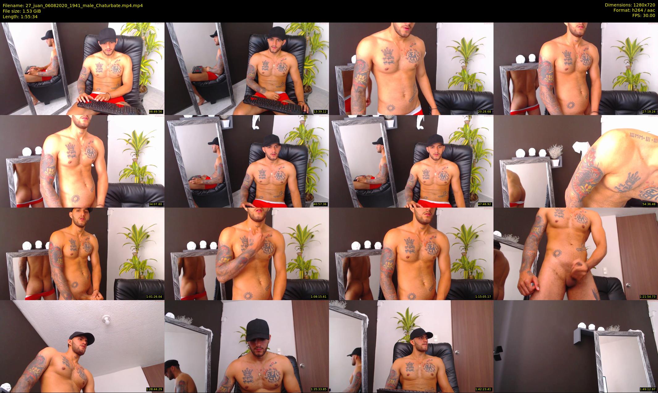27_juan — 116 minute Chaturbate male cam show recording, 720p, Aug 6, 2020
