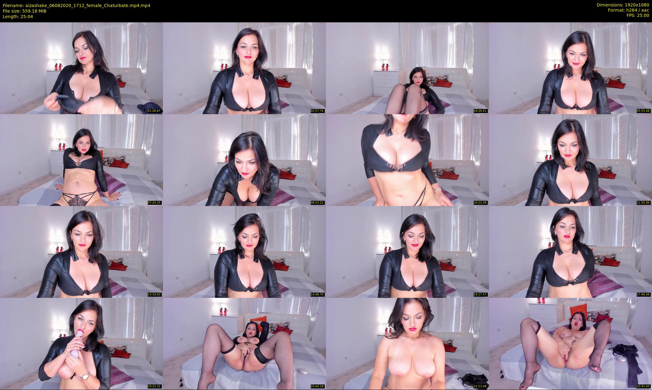aizashake — 26 minute Chaturbate female cam show recording, 1080p, Aug 6, 2020