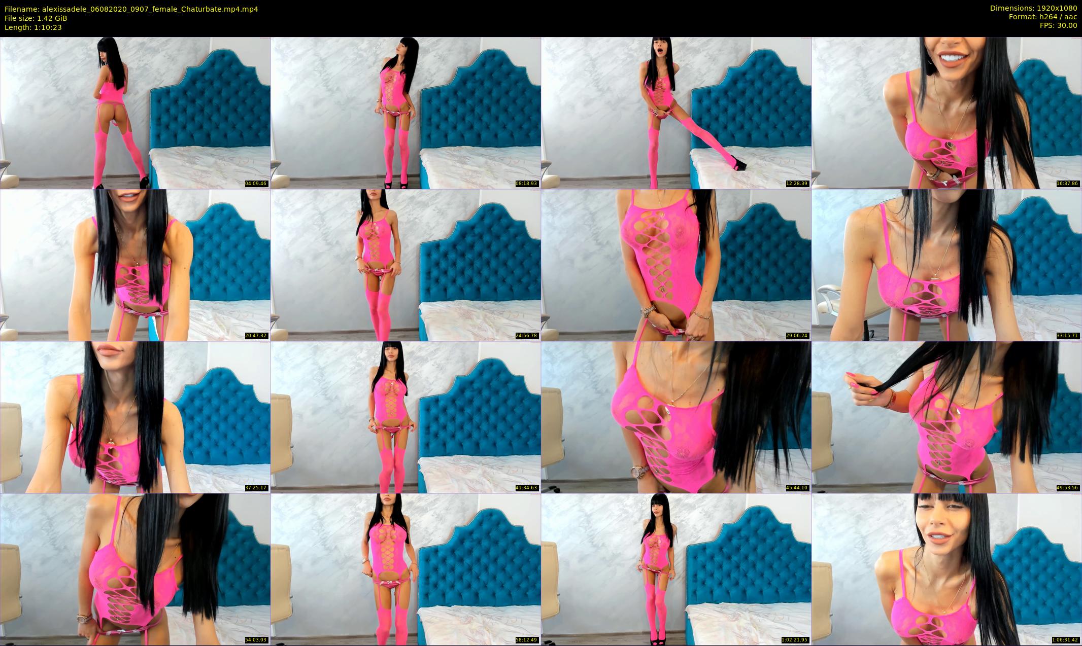 alexissadele — 71 minute Chaturbate female cam show recording, 1080p, Aug 6, 2020