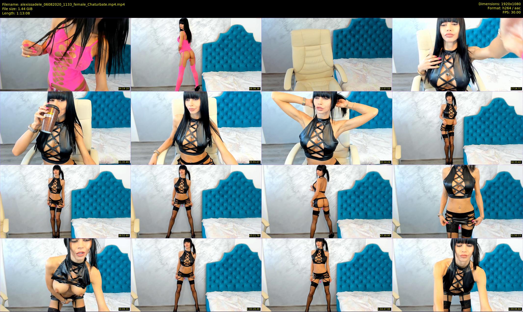 alexissadele — 74 minute Chaturbate female cam show recording, 1080p, Aug 6, 2020