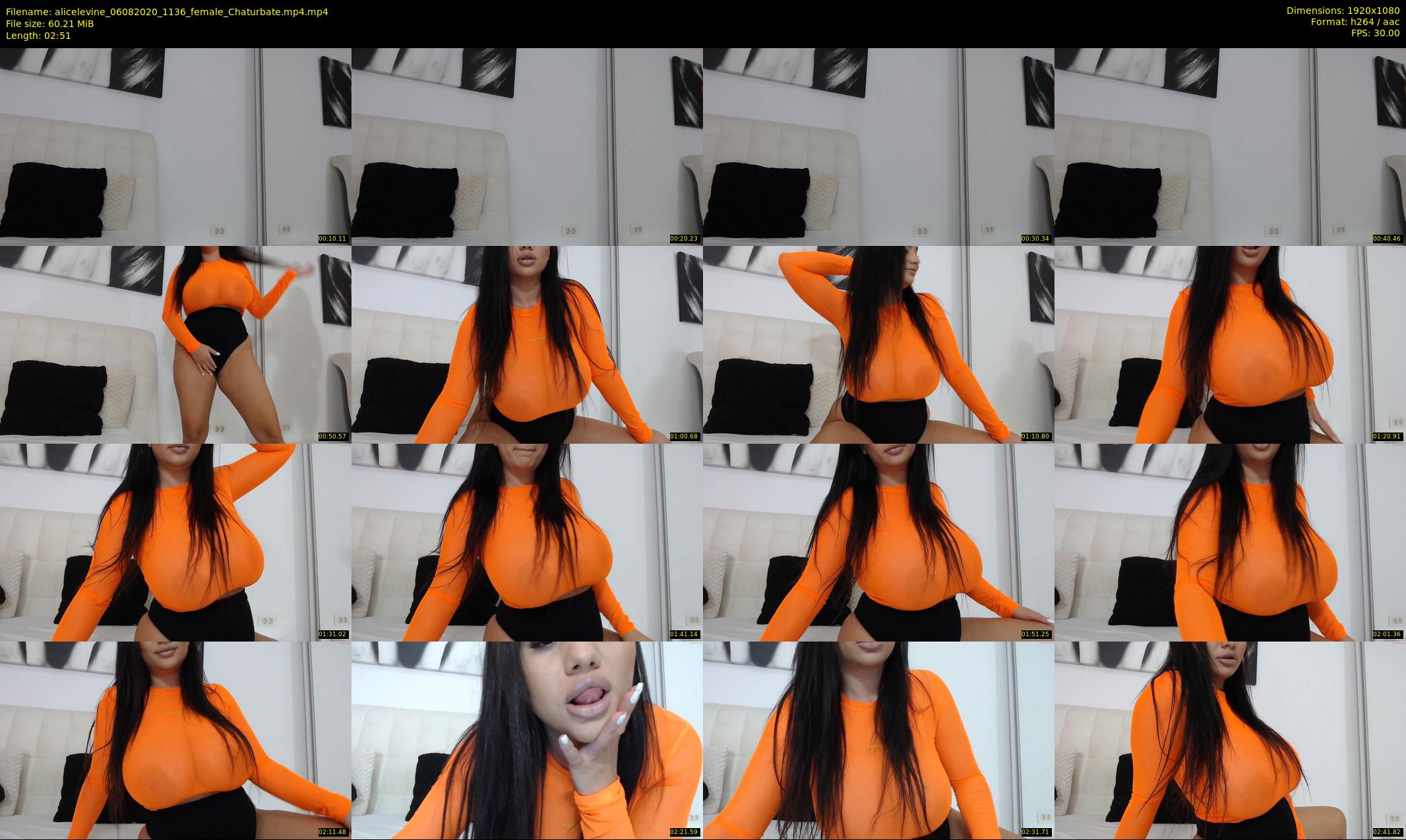 alicelevine — 3 minute Chaturbate female cam show recording, 1080p, Aug 6, 2020