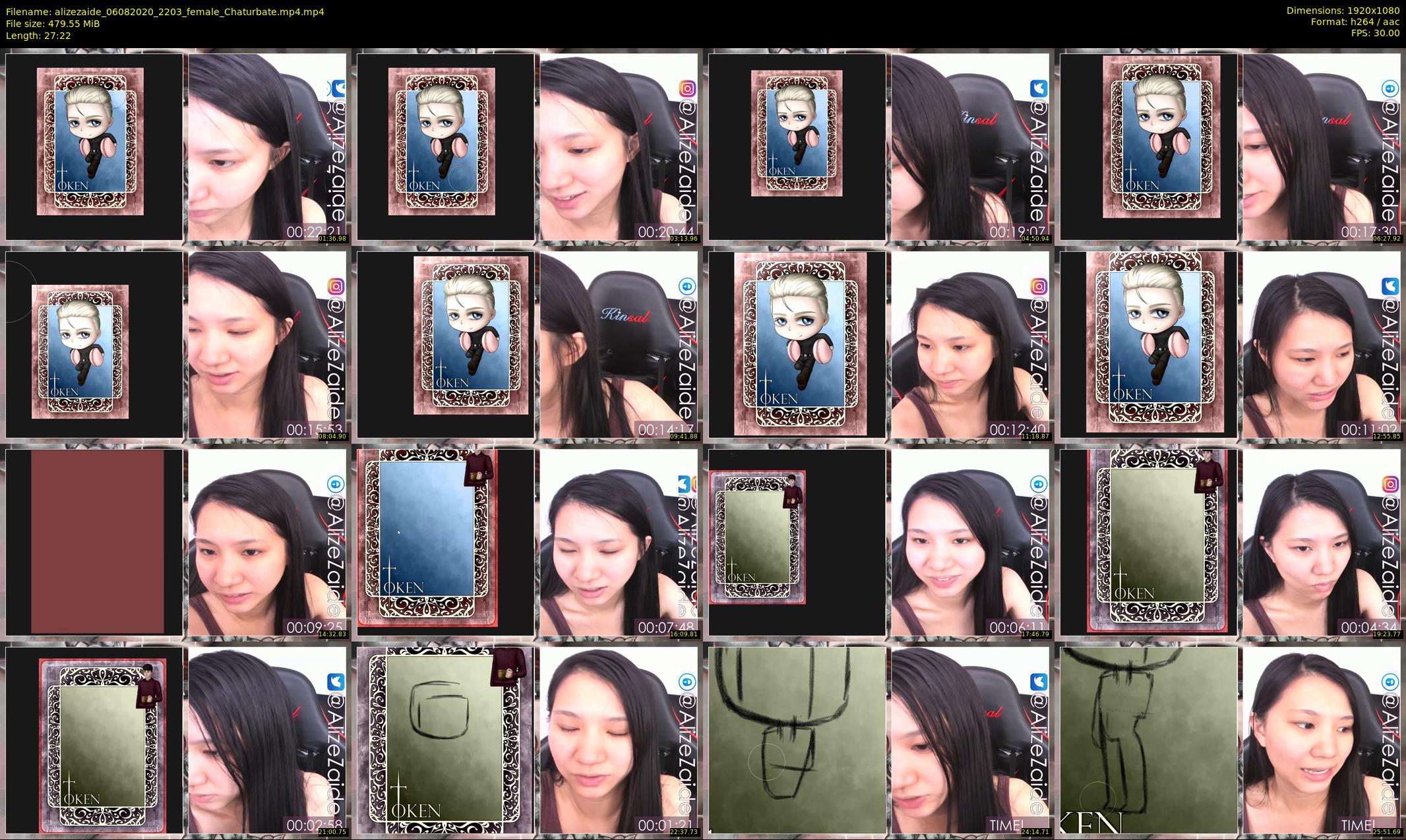 alizezaide — 28 minute Chaturbate female cam show recording, 1080p, Aug 6, 2020