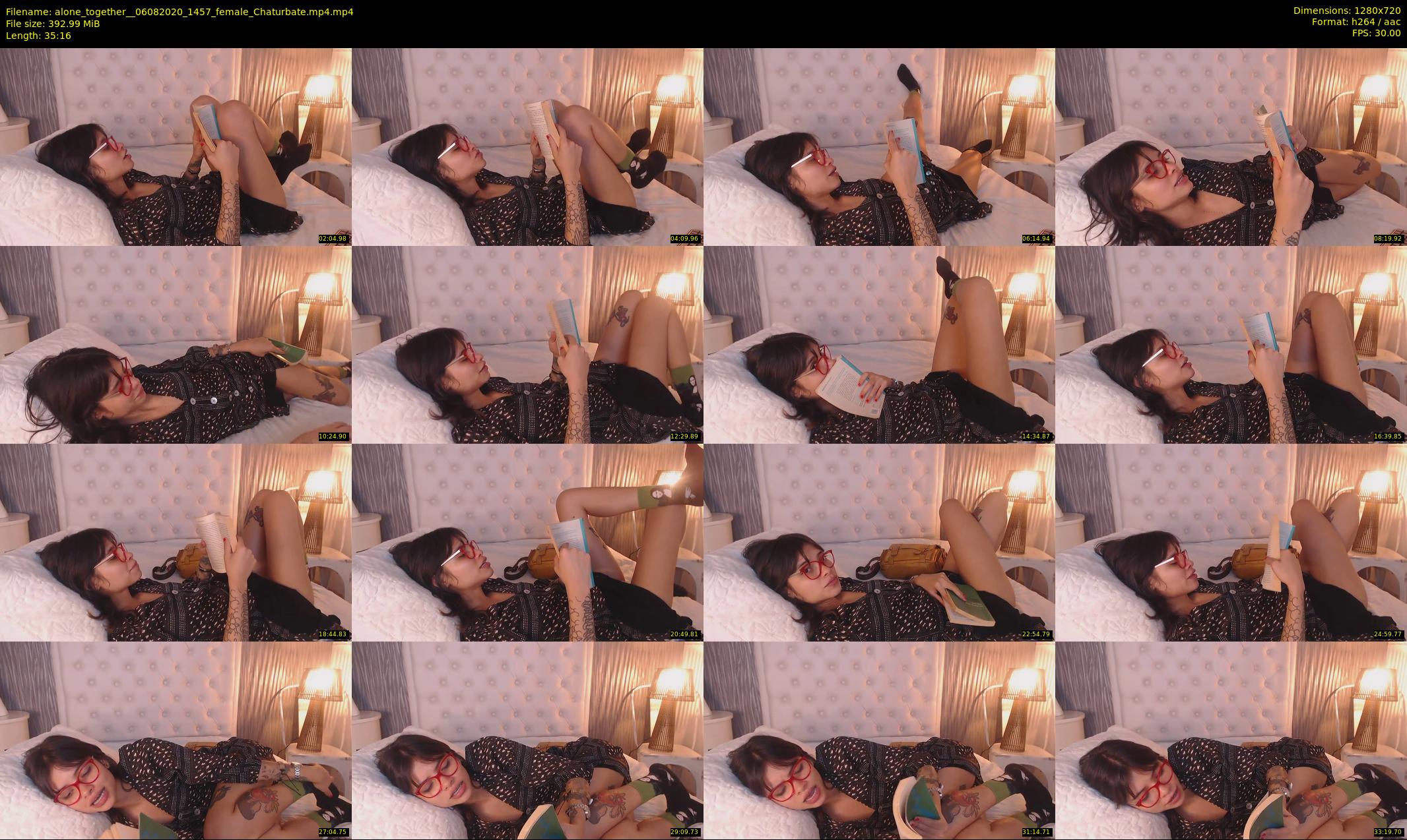 alone_together_ — 36 minute Chaturbate female cam show recording, 720p, Aug 6, 2020