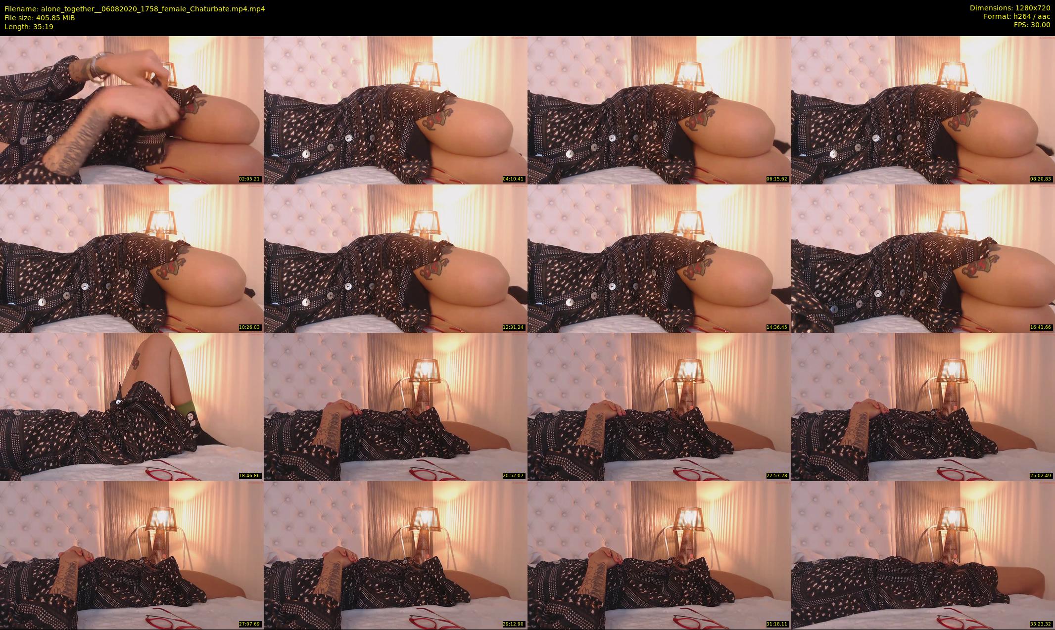 alone_together_ — 36 minute Chaturbate female cam show recording, 720p, Aug 6, 2020