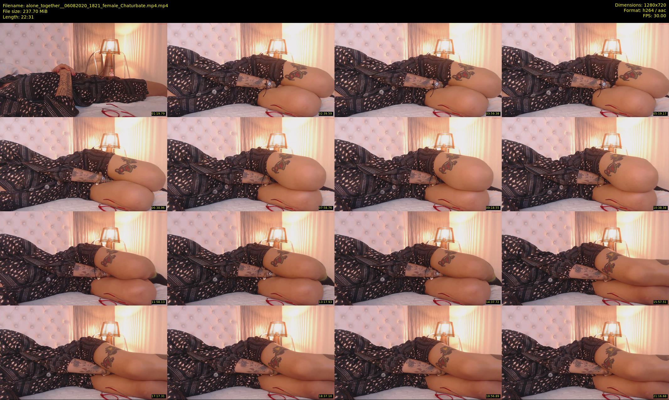 alone_together_ — 23 minute Chaturbate female cam show recording, 720p, Aug 6, 2020