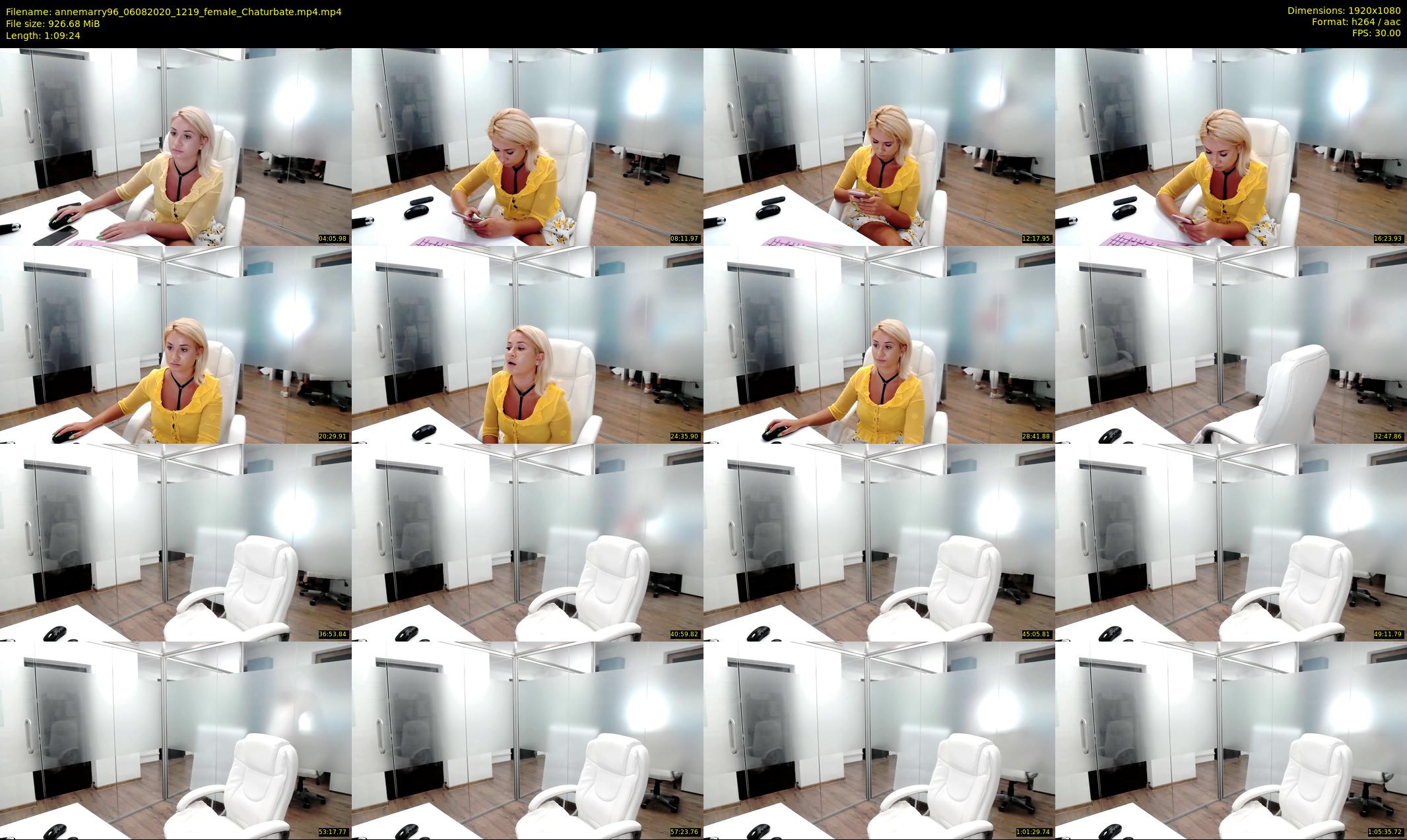 annemarry96 — 70 minute Chaturbate female cam show recording, 1080p, Aug 6, 2020