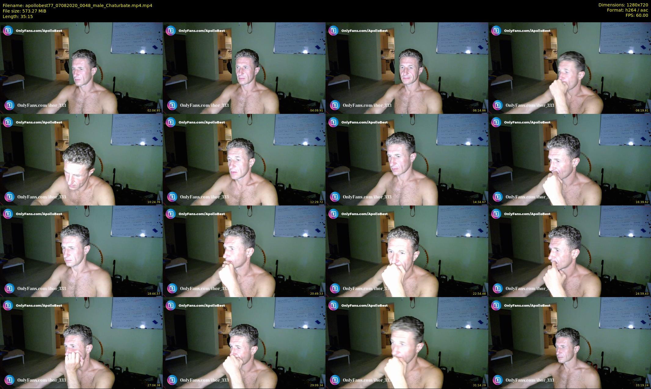 apollobest77 — 36 minute Chaturbate male cam show recording, 720p, Aug 7, 2020