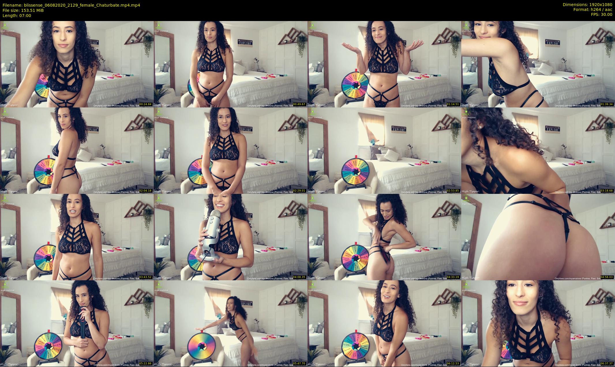 blissense — 7 minute Chaturbate female cam show recording, 1080p, Aug 6, 2020