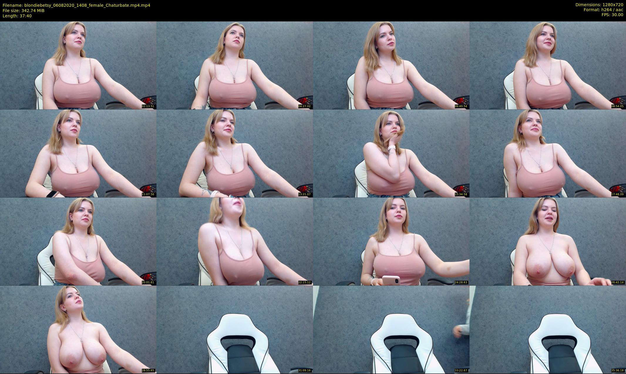 blondiebetsy — 38 minute Chaturbate female cam show recording, 720p, Aug 6, 2020