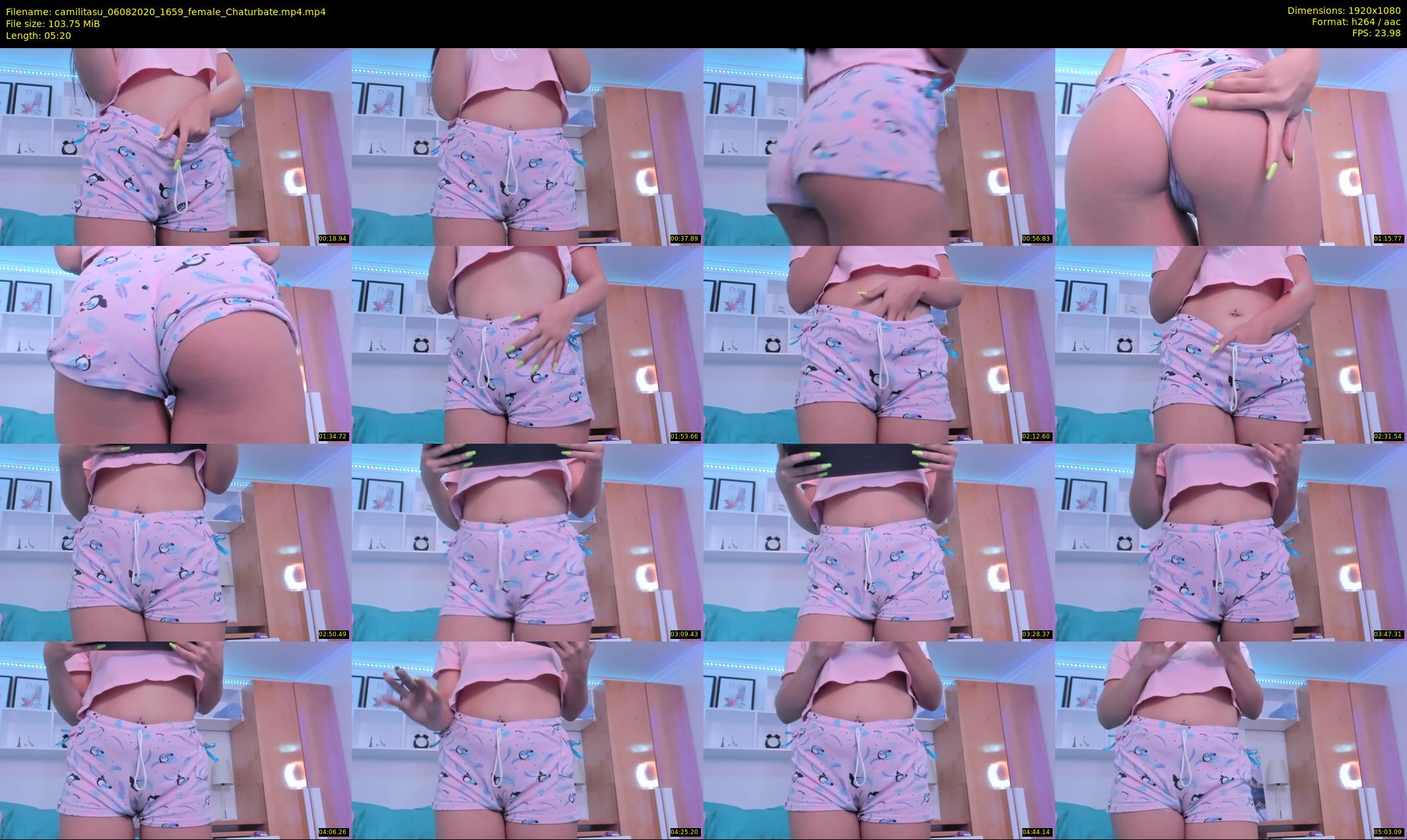 camilitasu — 6 minute Chaturbate female cam show recording, 1080p, Aug 6, 2020