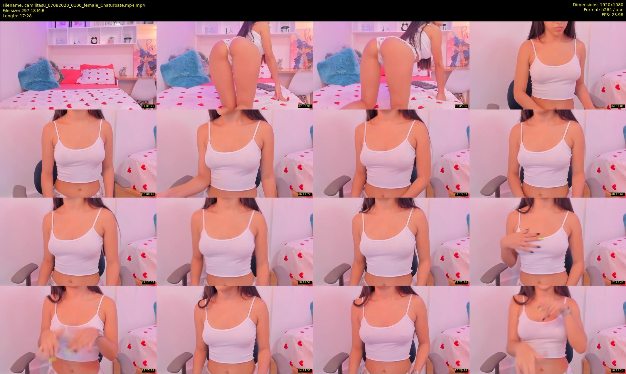 camilitasu — 18 minute Chaturbate female cam show recording, 1080p, Aug 7, 2020