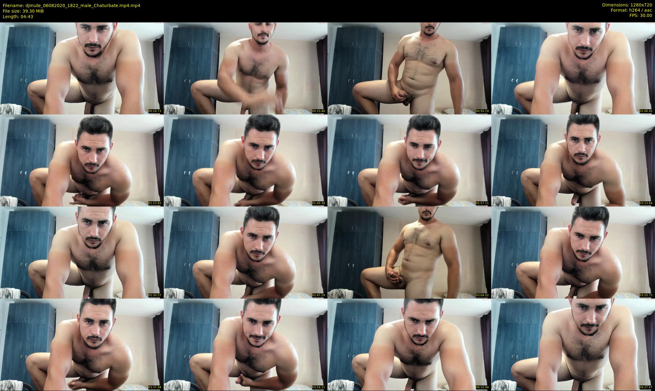 djmute — 5 minute Chaturbate male cam show recording, 720p, Aug 6, 2020
