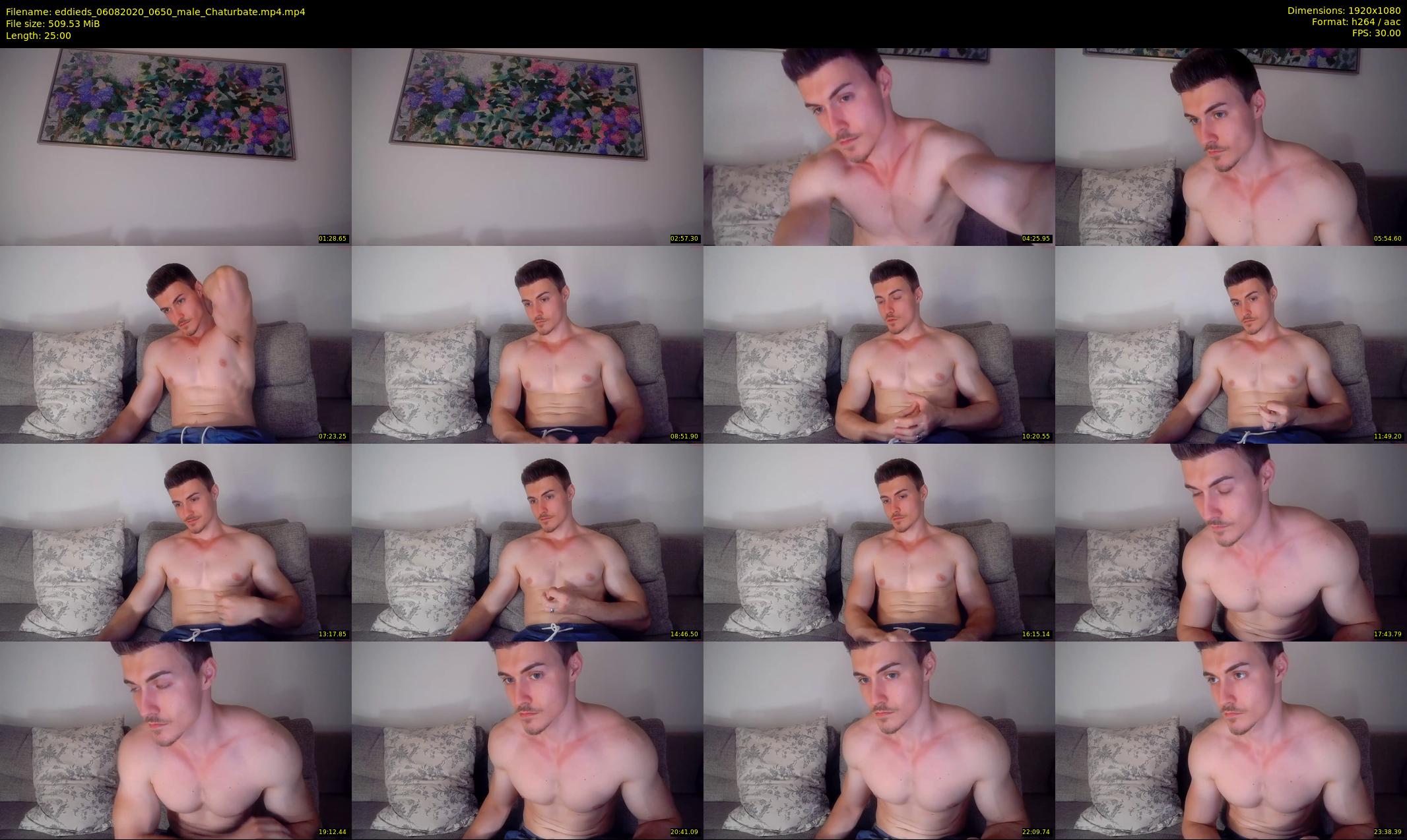 eddieds — 25 minute Chaturbate male cam show recording, 1080p, Aug 6, 2020