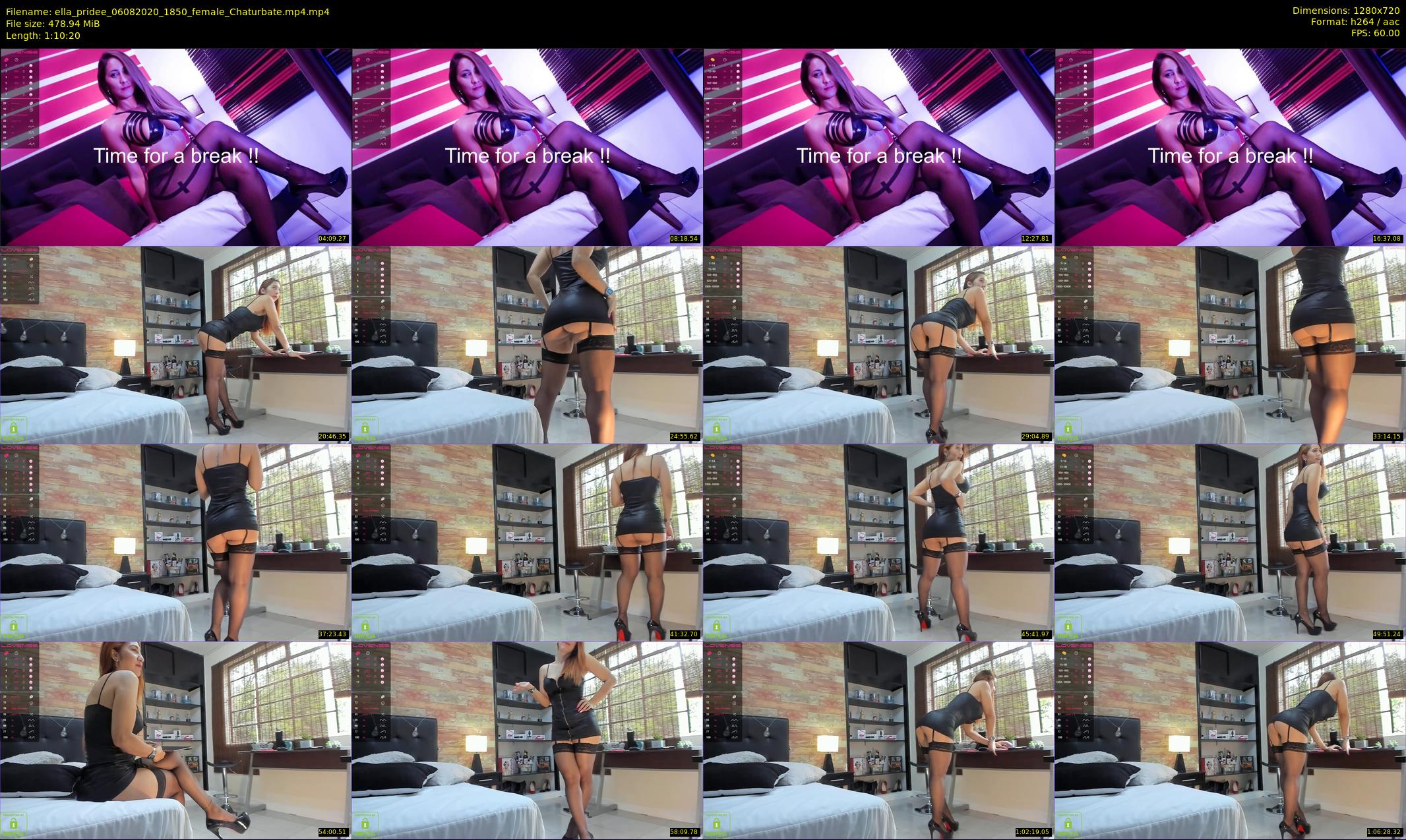 ella_pridee — 71 minute Chaturbate female cam show recording, 720p, Aug 6, 2020