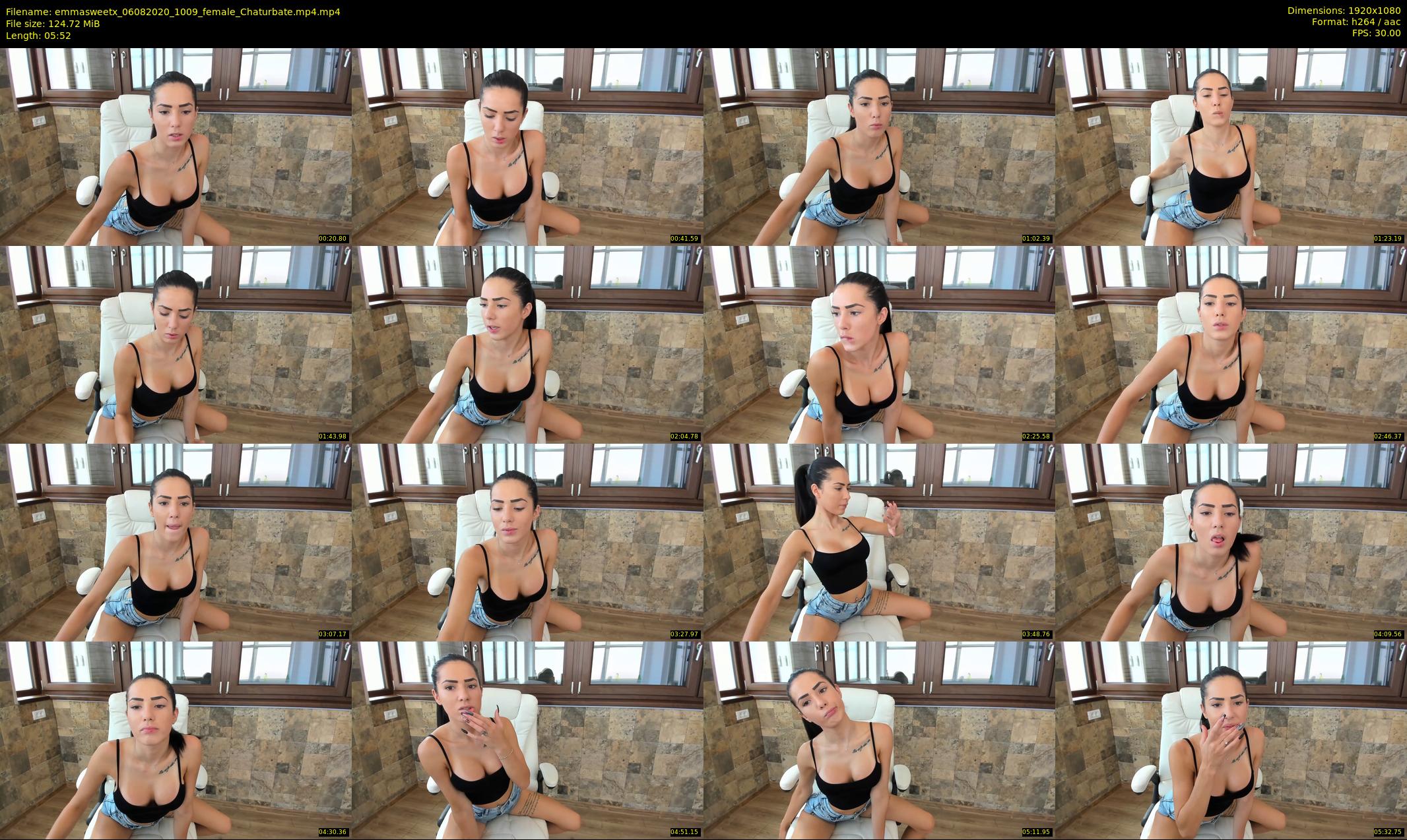emmasweetx — 6 minute Chaturbate couple cam show recording, 1080p, Aug 6, 2020