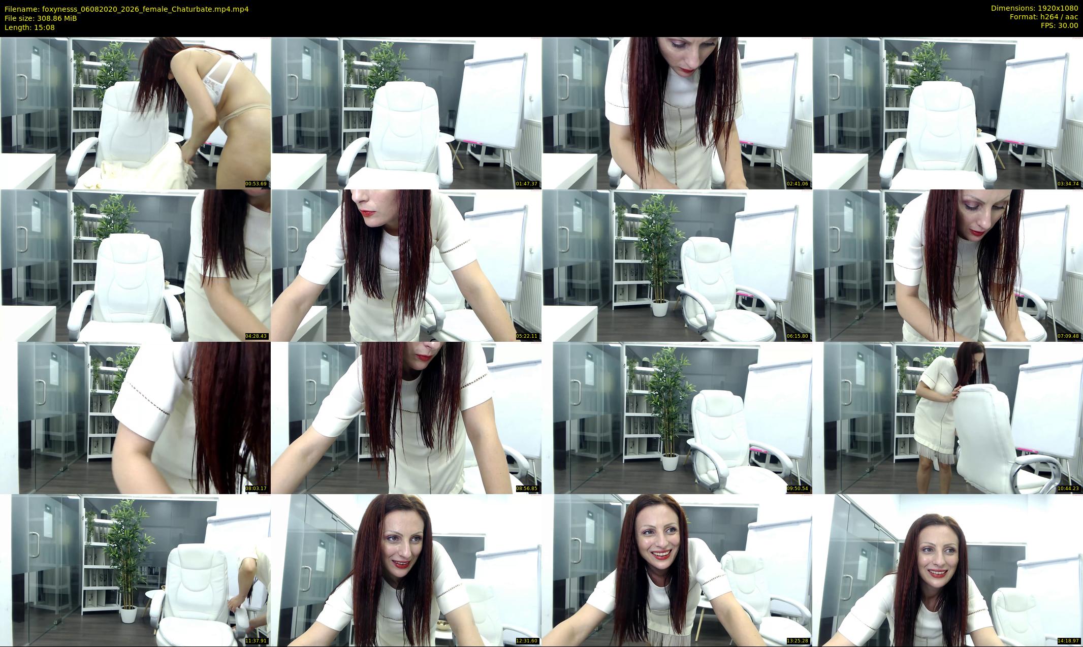 foxynesss — 16 minute Chaturbate female cam show recording, 1080p, Aug 6, 2020