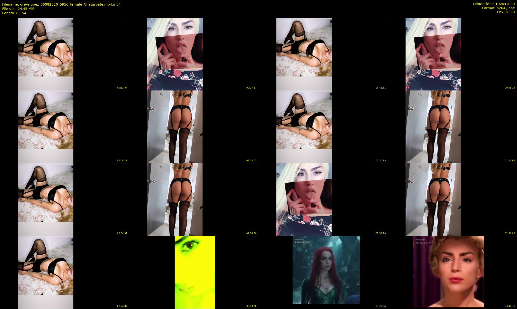 greyslopez — 4 minute Chaturbate female cam show recording, 1080p, Aug 6, 2020