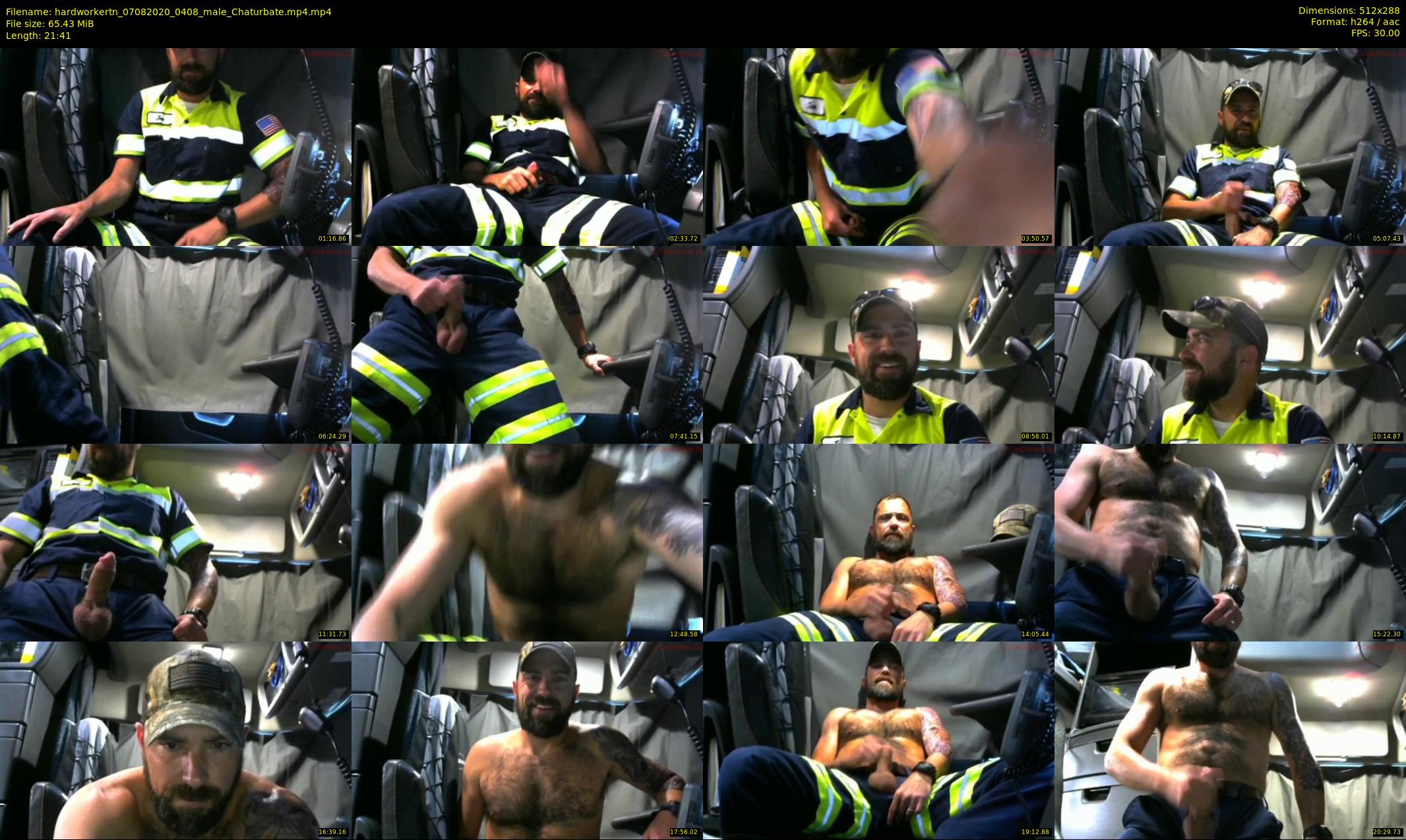 hardworkertn — 22 minute Chaturbate male cam show recording, SD, Aug 7, 2020