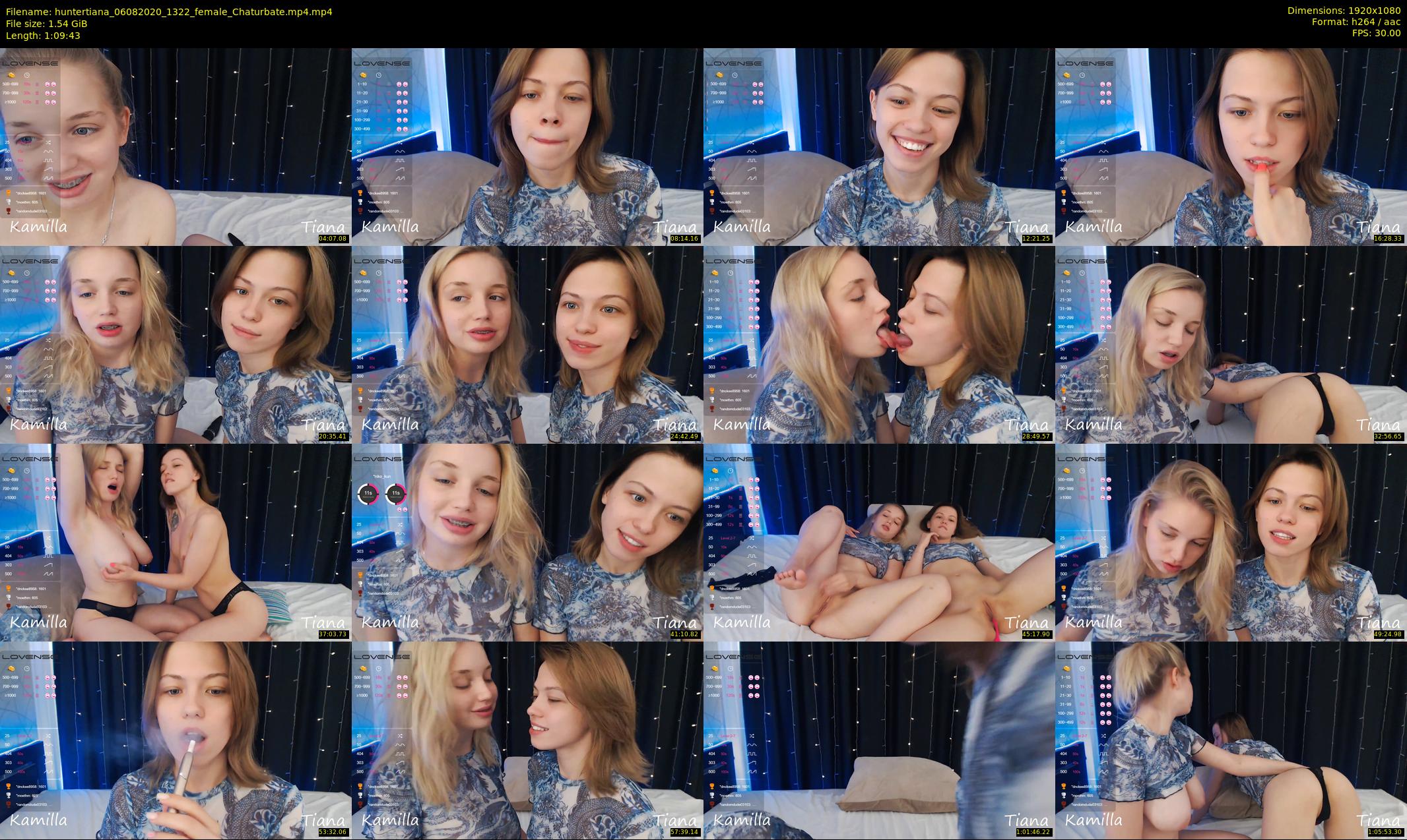 huntertiana — 70 minute Chaturbate female cam show recording, 1080p, Aug 6, 2020