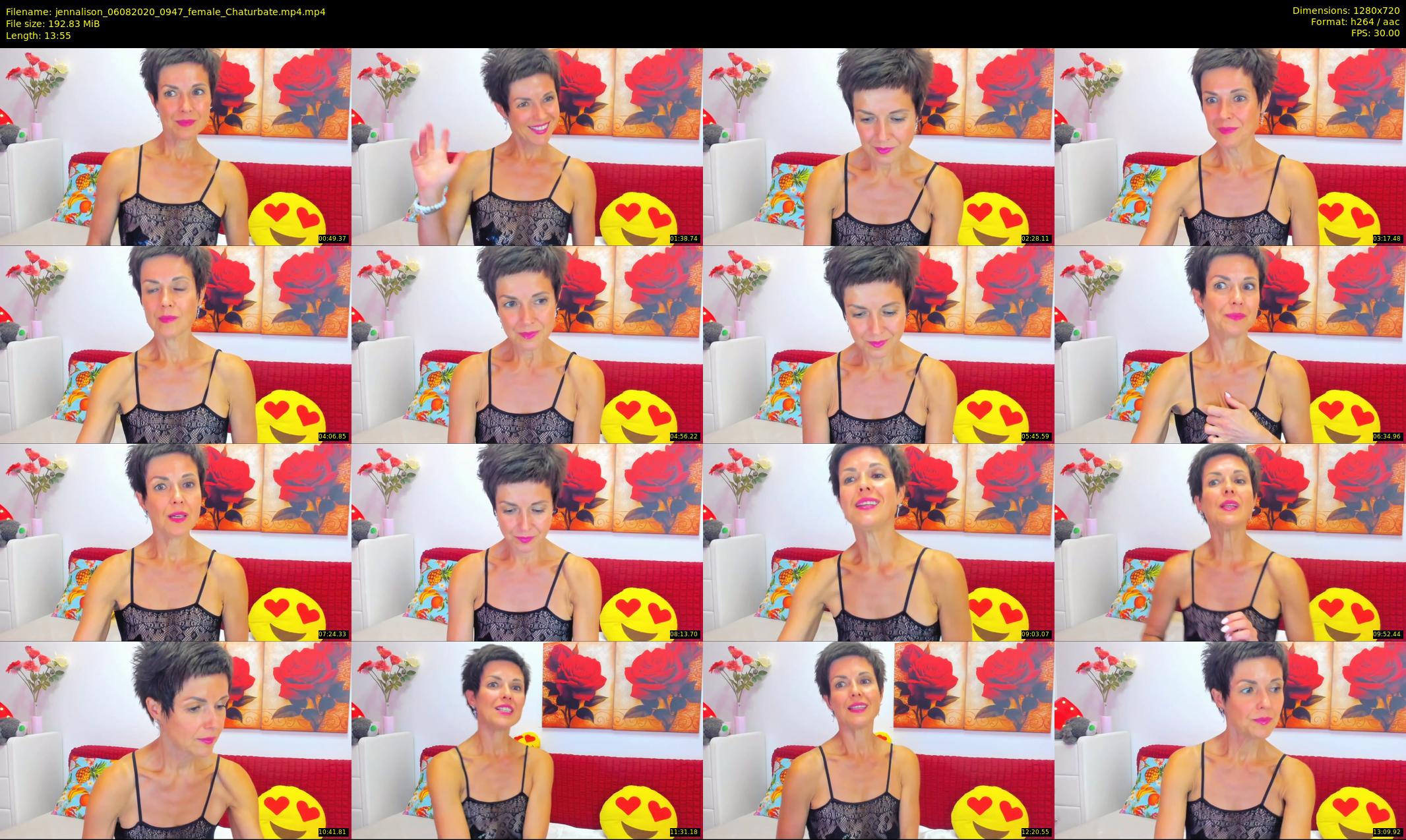 jennalison — 14 minute Chaturbate female cam show recording, 720p, Aug 6, 2020