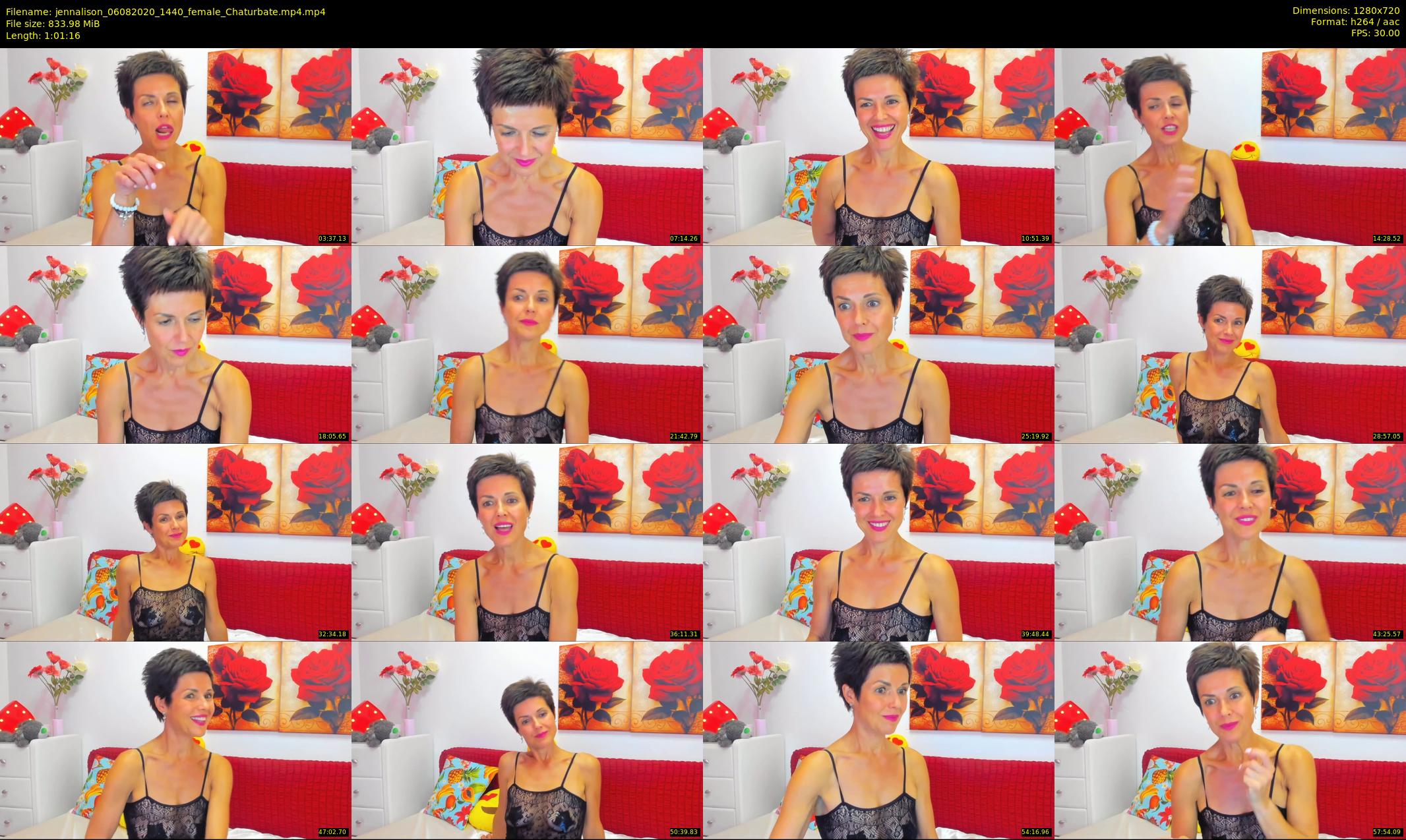 jennalison — 62 minute Chaturbate female cam show recording, 720p, Aug 6, 2020