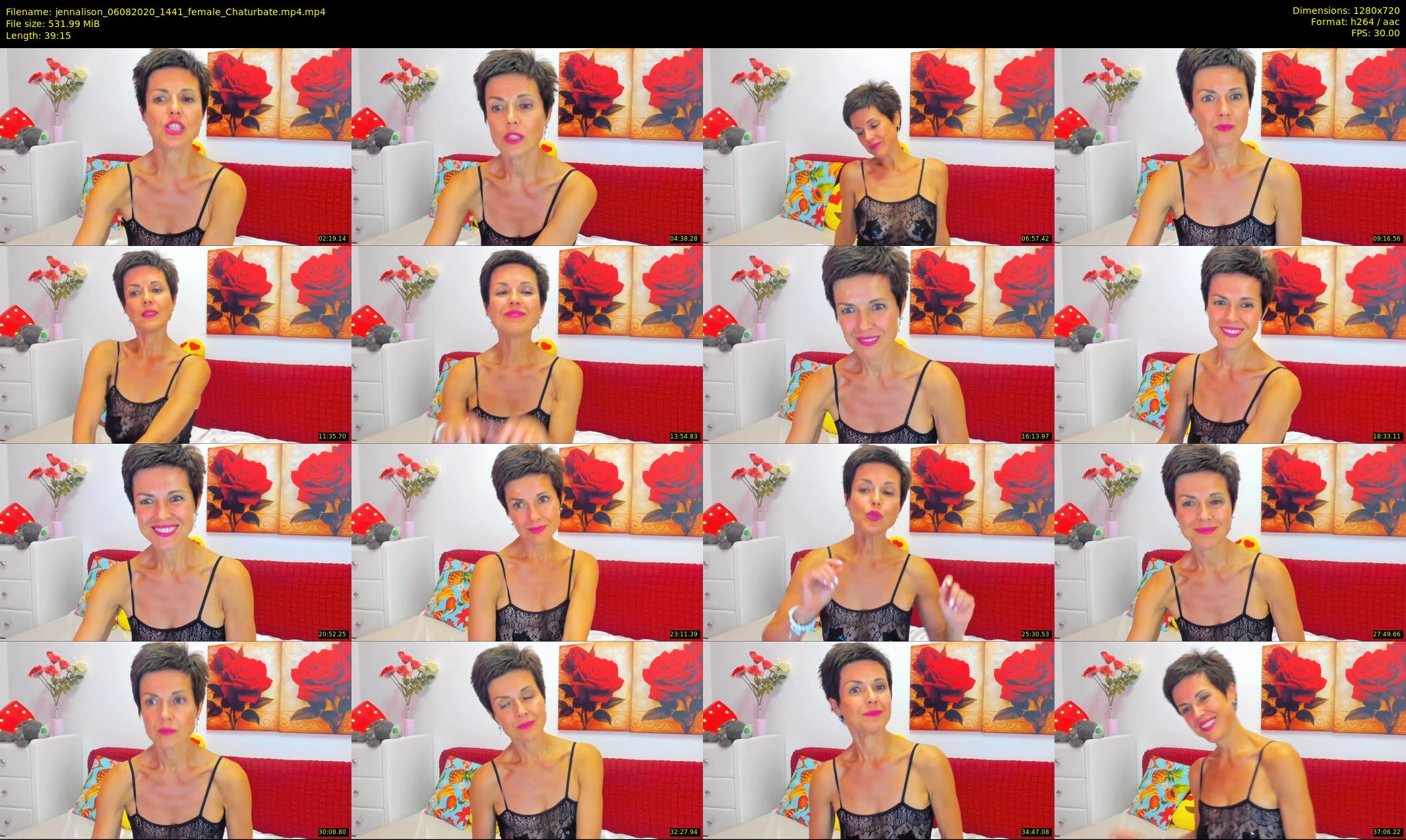 jennalison — 40 minute Chaturbate female cam show recording, 720p, Aug 6, 2020