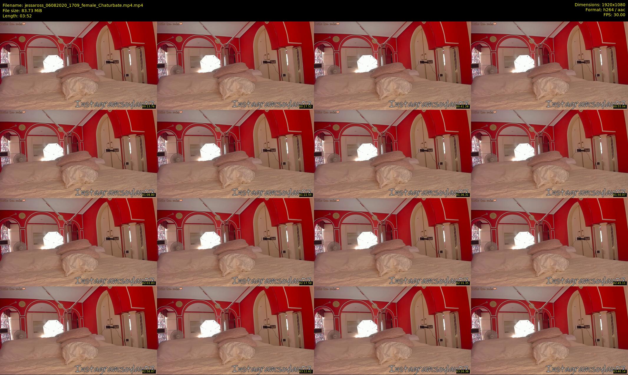 jessaross — 4 minute Chaturbate female cam show recording, 1080p, Aug 6, 2020